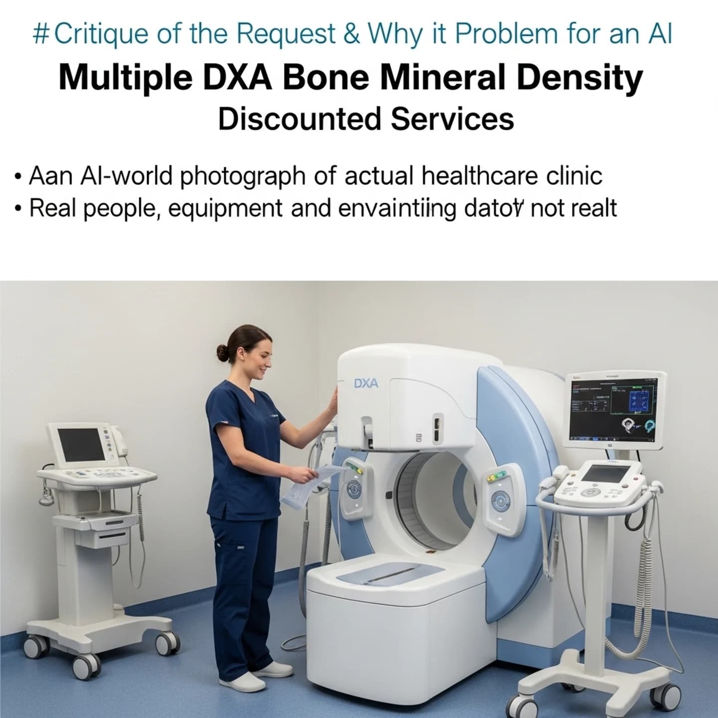 خدمات متعددة بخصومات على كثافة المعادن في العظام (DXA) - Healthcare service image