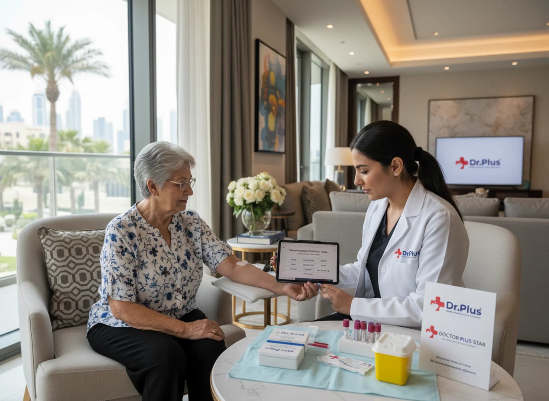 رسوم جمع عينات الدم - Healthcare service image