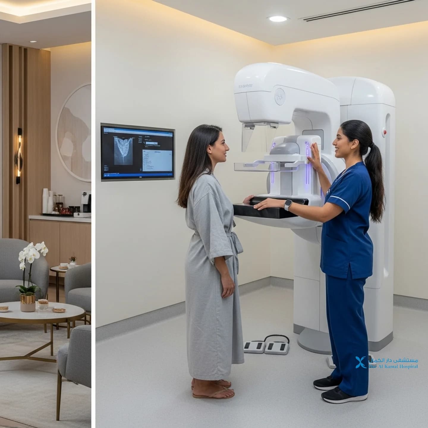 تصوير الثدي بالأشعة السينية من جانب واحد - Healthcare service image