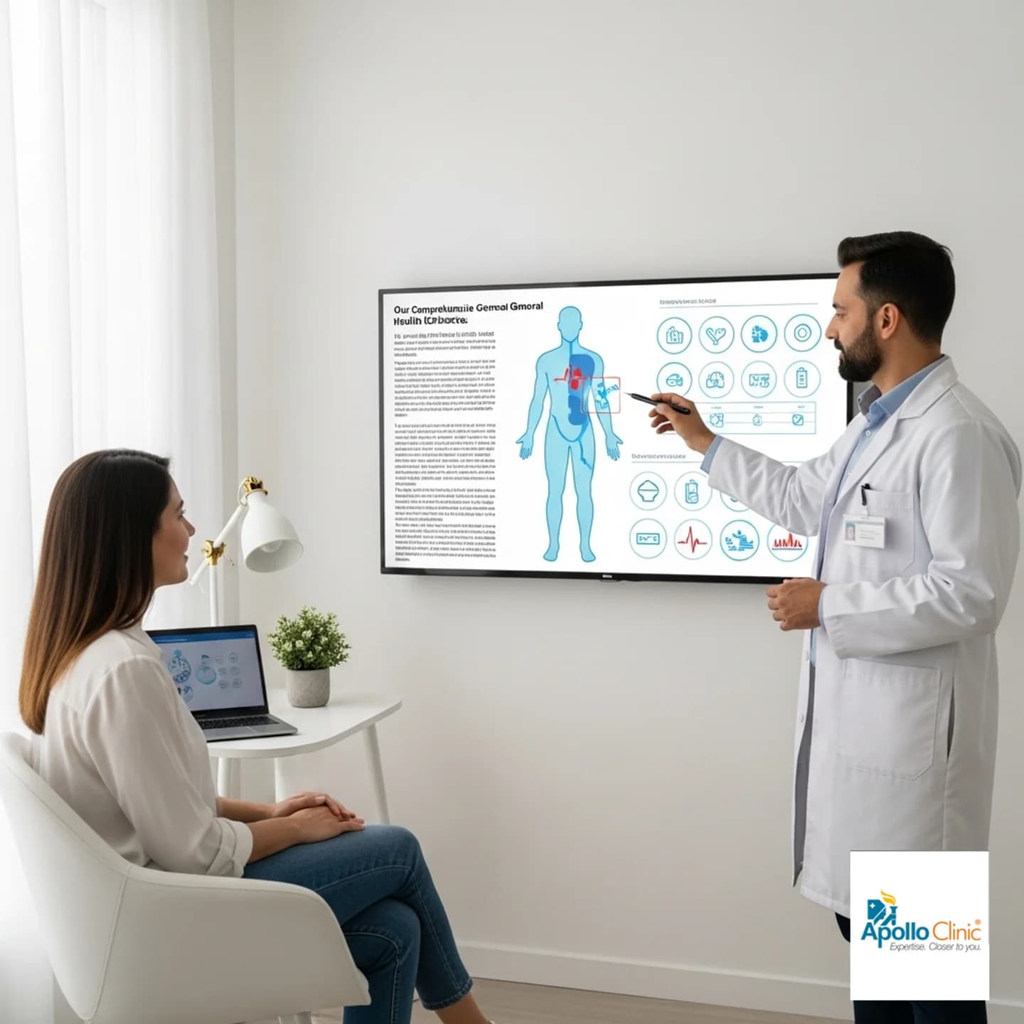 فحص الصحة العامة الأساسي - Healthcare service image