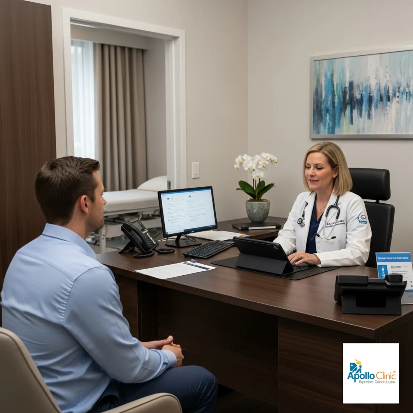 فحص الصحة العامة الأساسي - Healthcare service image
