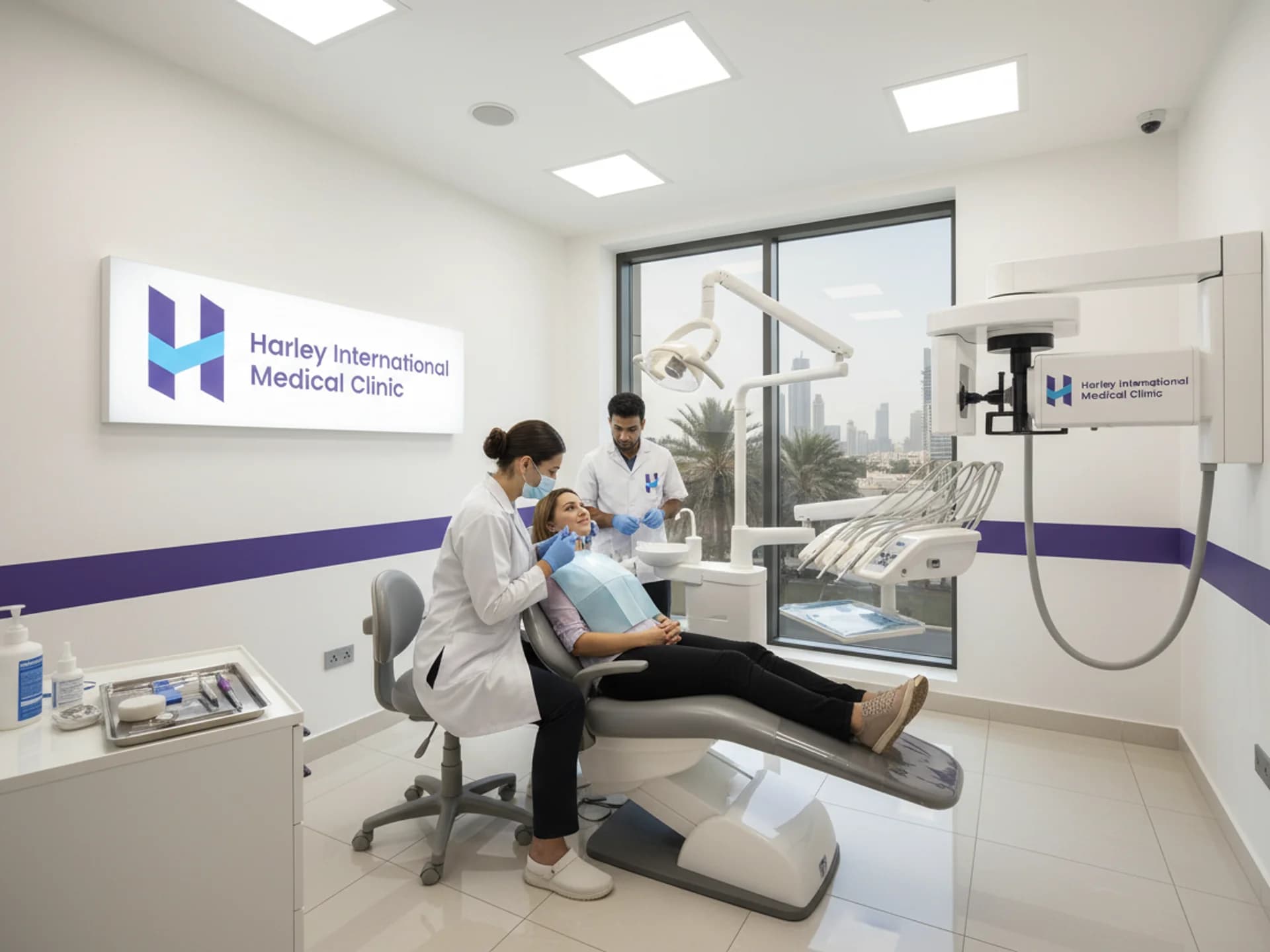 استشارة الأسنان + تنظيف الأسنان + تلميع الأسنان + الأشعة السينية - Healthcare service image