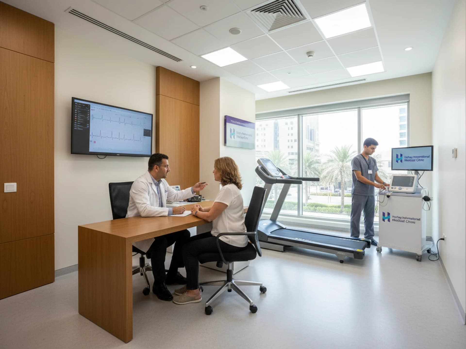 استشارة أمراض القلب + TMT + تخطيط كهربية القلب - Healthcare service image