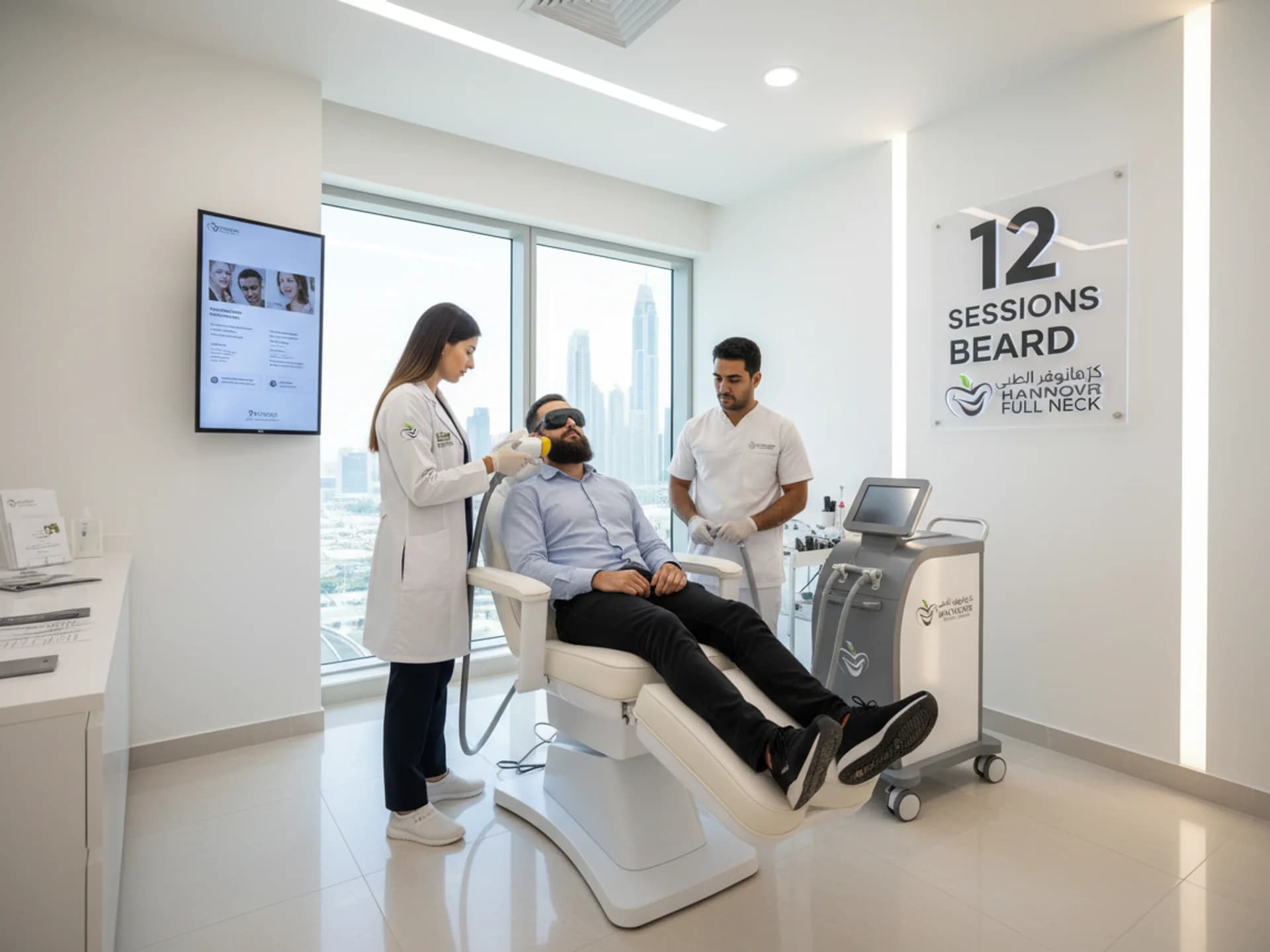 12 Sessions Beard Full Neck - Healthcare service image