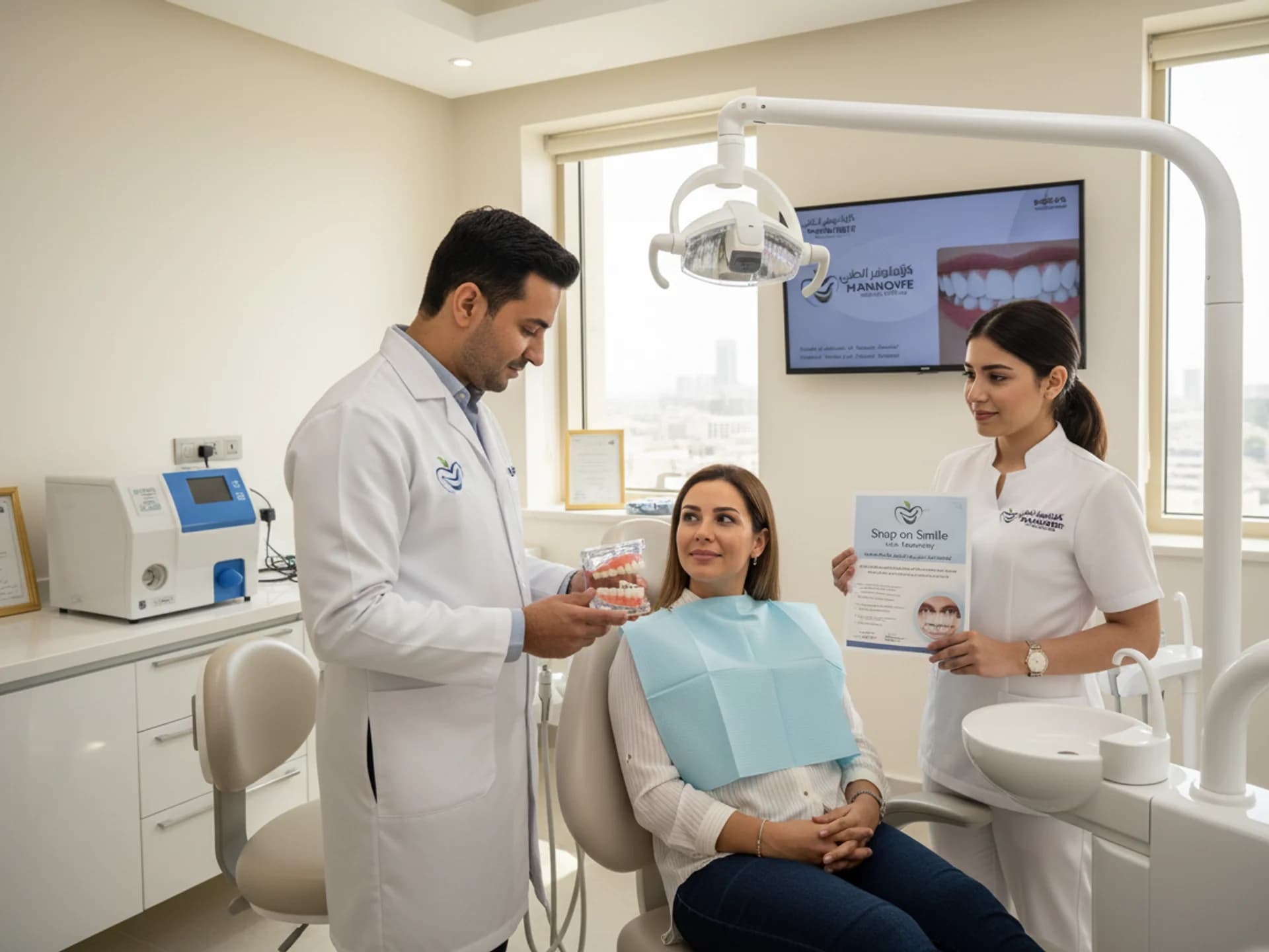 ابتسامة سريعة مع ضمان - Healthcare service image