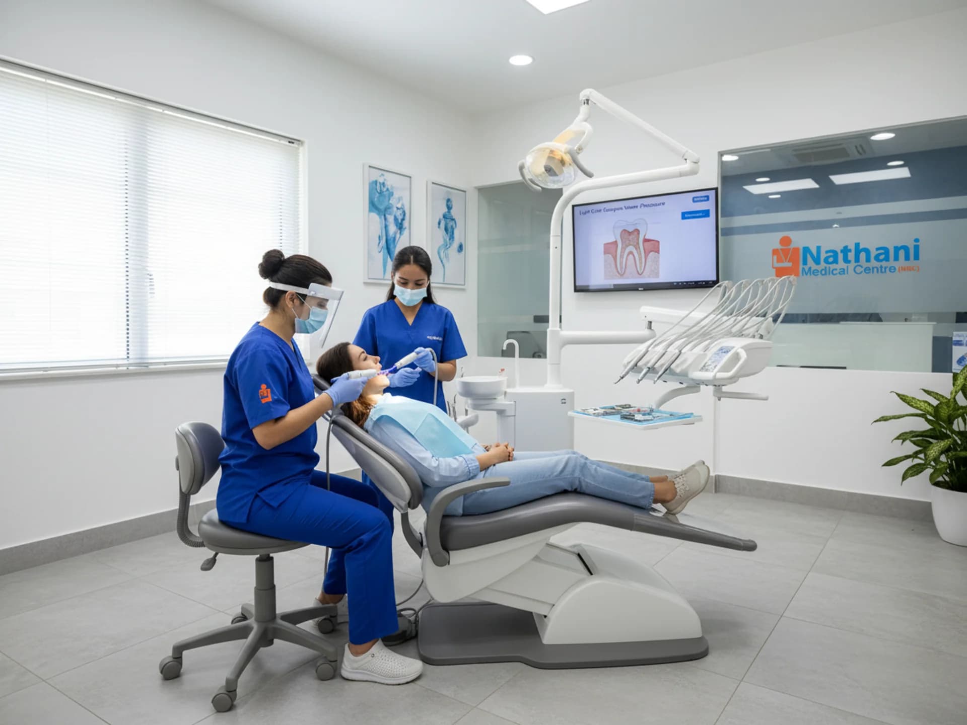 قشرة مركبة معالجة بالضوء - Healthcare service image