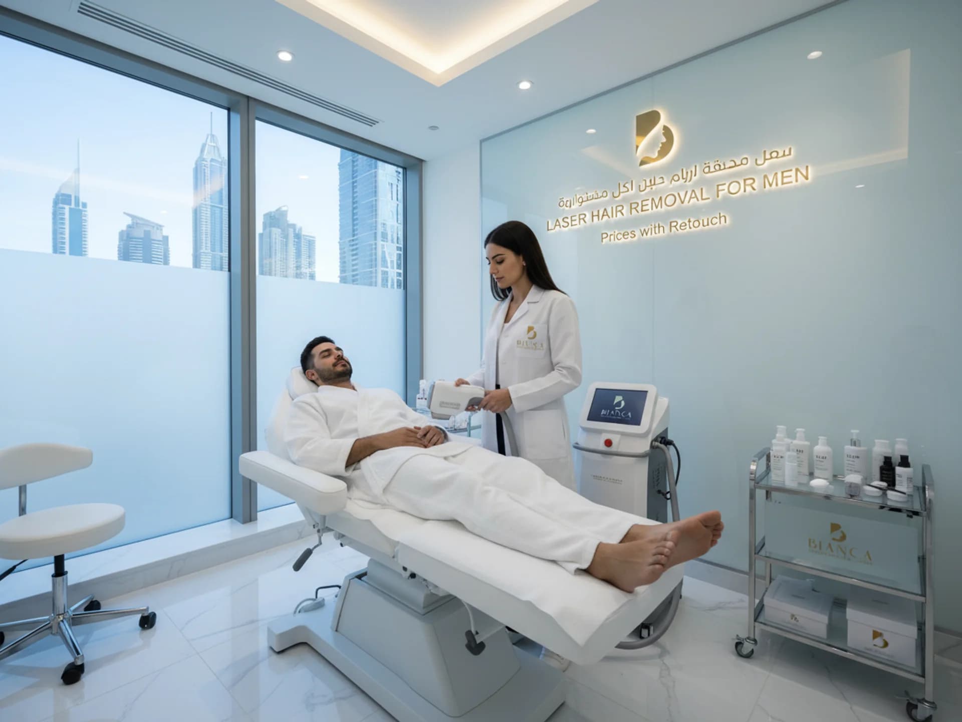 إزالة الشعر بالليزر للرجال (الأسعار مع التعديل) - Healthcare service image