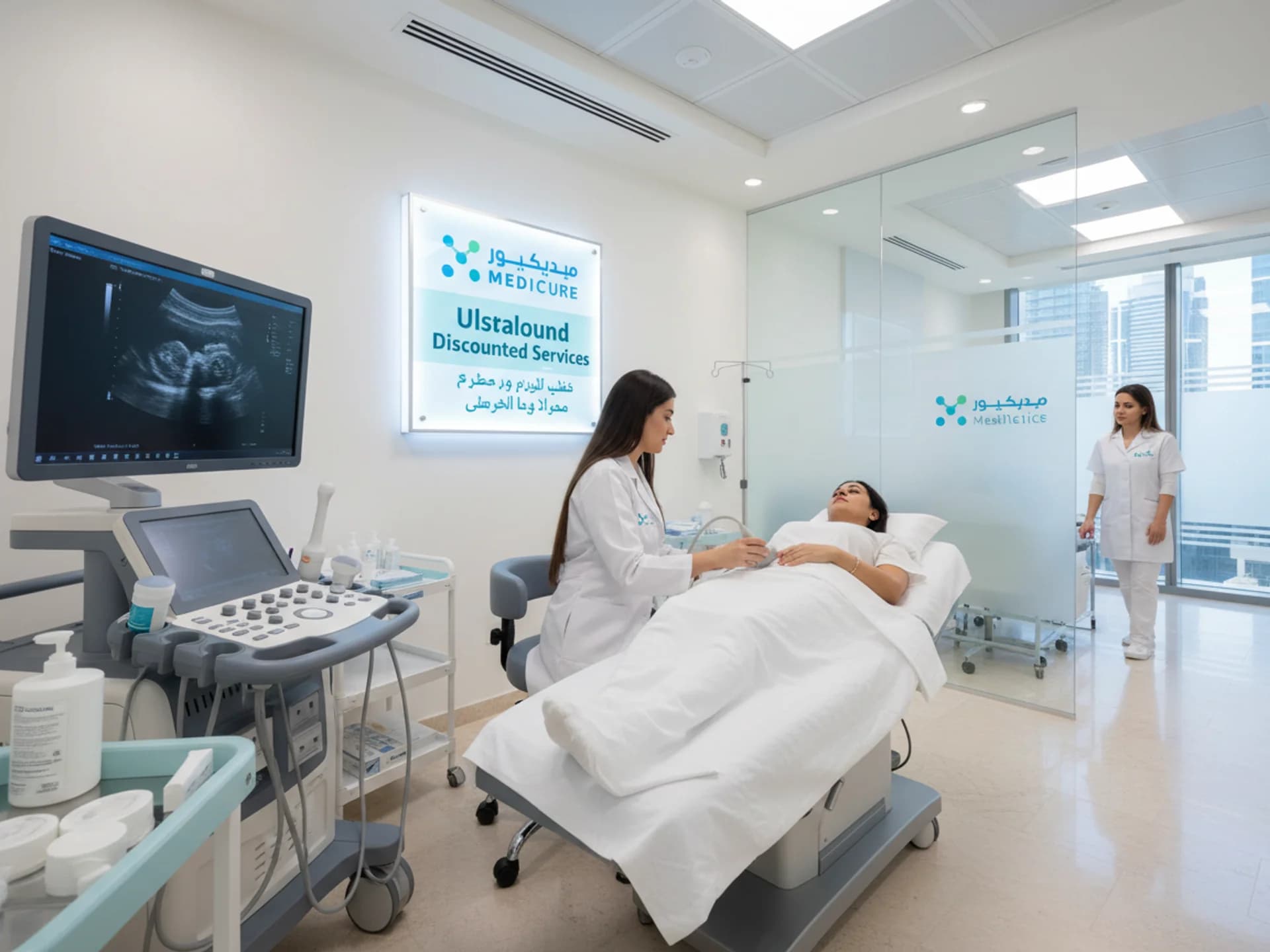 خدمات الموجات فوق الصوتية بأسعار مخفضة - Healthcare service image