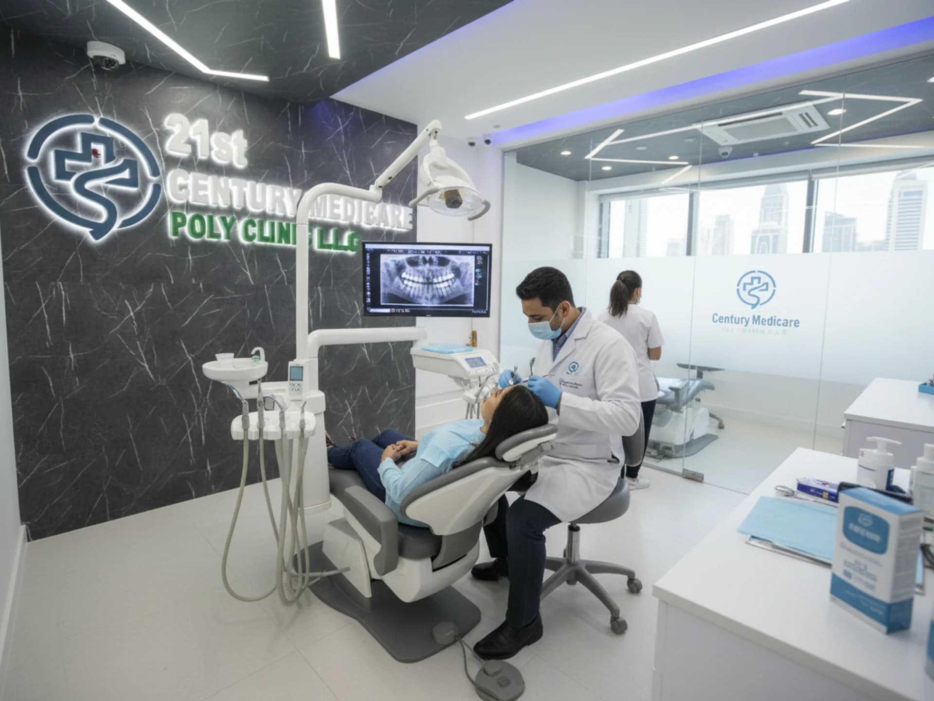 التنظيف + معالجة التسوس - Healthcare service image