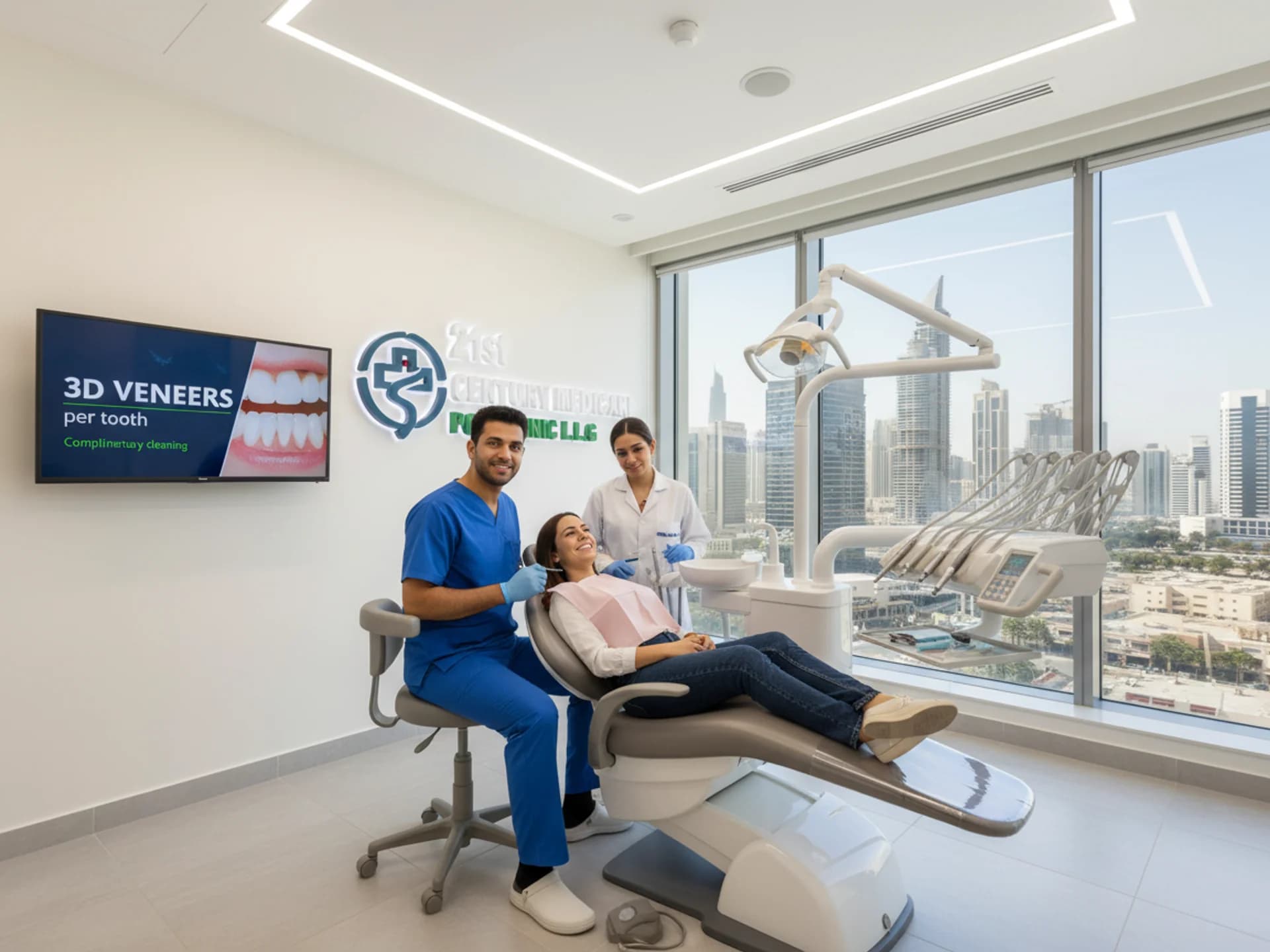3D Veneers per tooth (Complimentary Cleaning) - Healthcare service image
