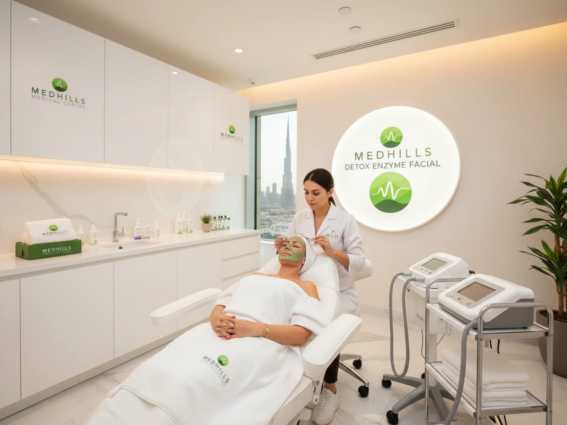 قناع الوجه الإنزيمي لإزالة السموم من ميدهيلز - Healthcare service image