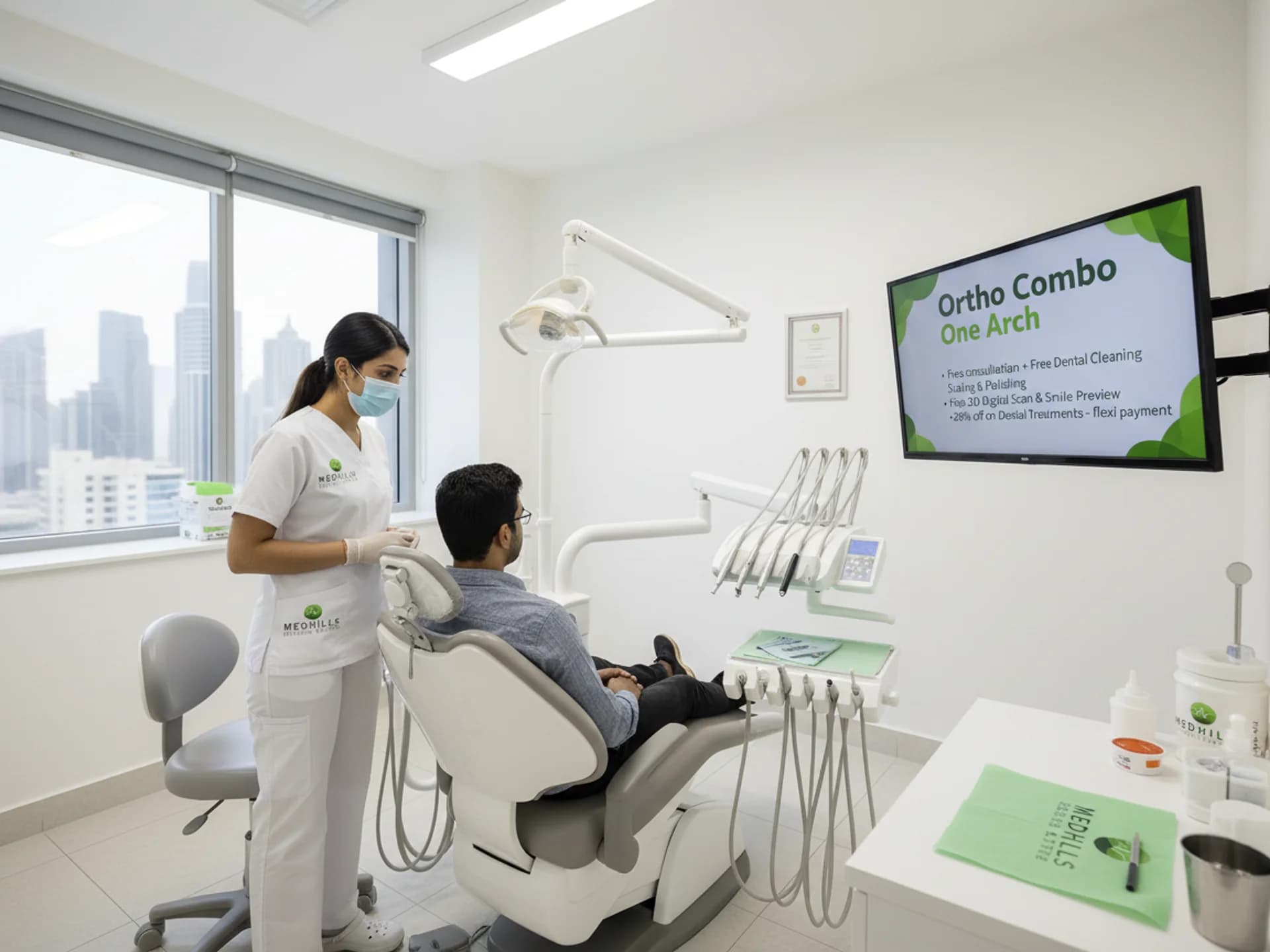 مجموعة تقويم الأسنان - قوس واحد - Healthcare service image
