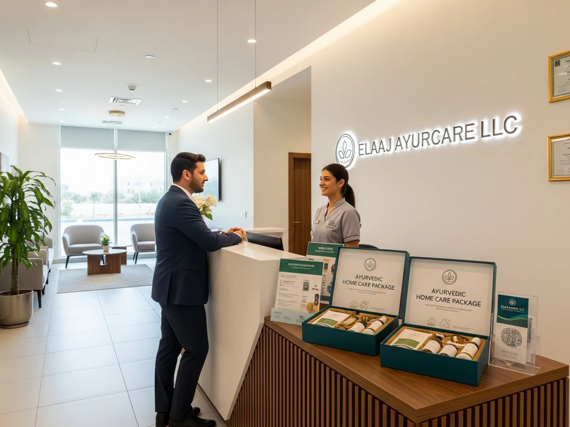 باقات العناية المنزلية الأيورفيدية - Healthcare service image