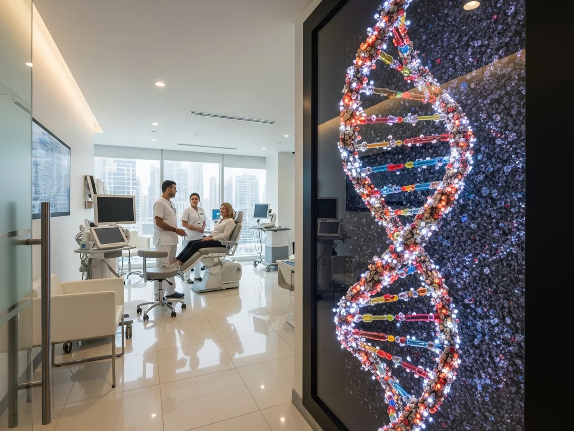الحمض النووي لسمك السلمون - Healthcare service image