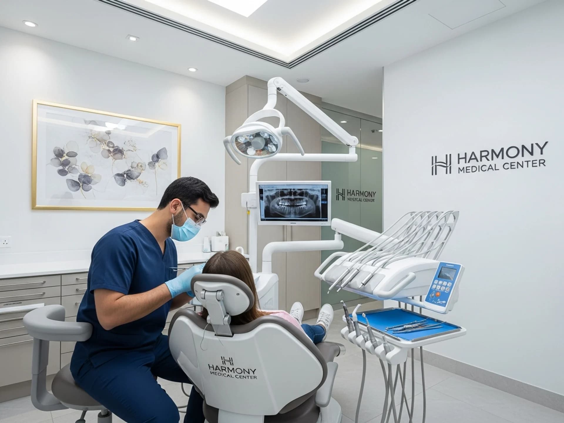 جلسة تنظيف وتلميع الأسنان - Healthcare service image