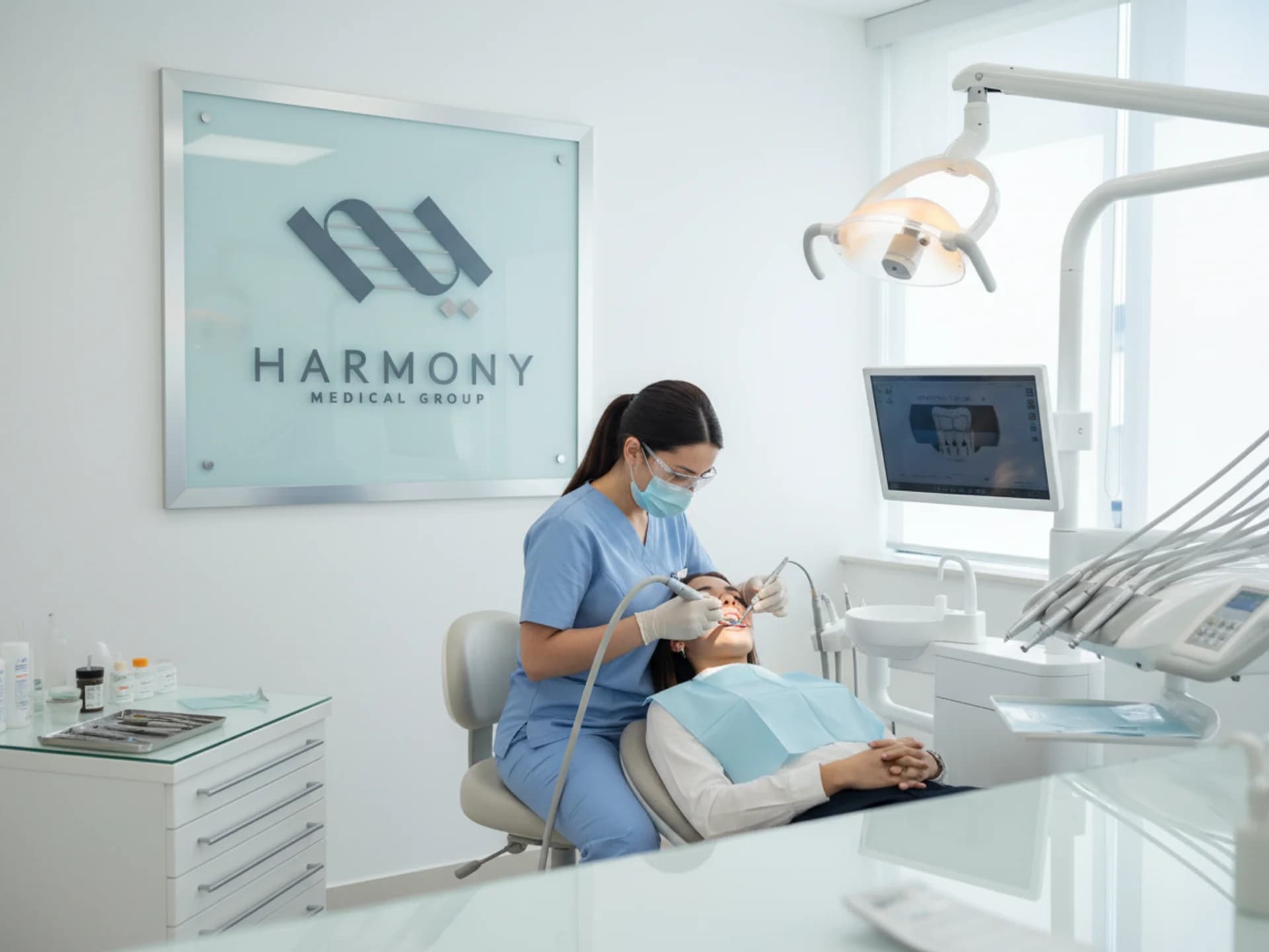 جلسة تنظيف وتلميع الأسنان - Healthcare service image