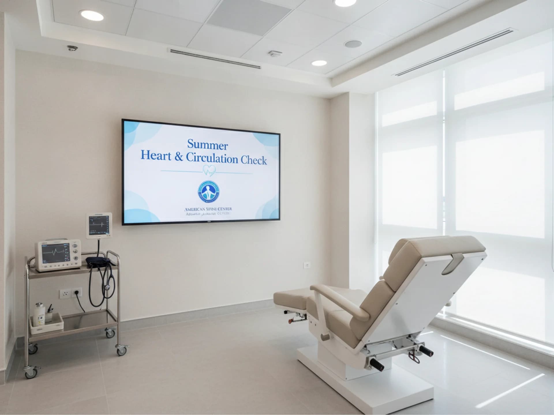 فحص القلب والدورة الدموية في الصيف - Healthcare service image