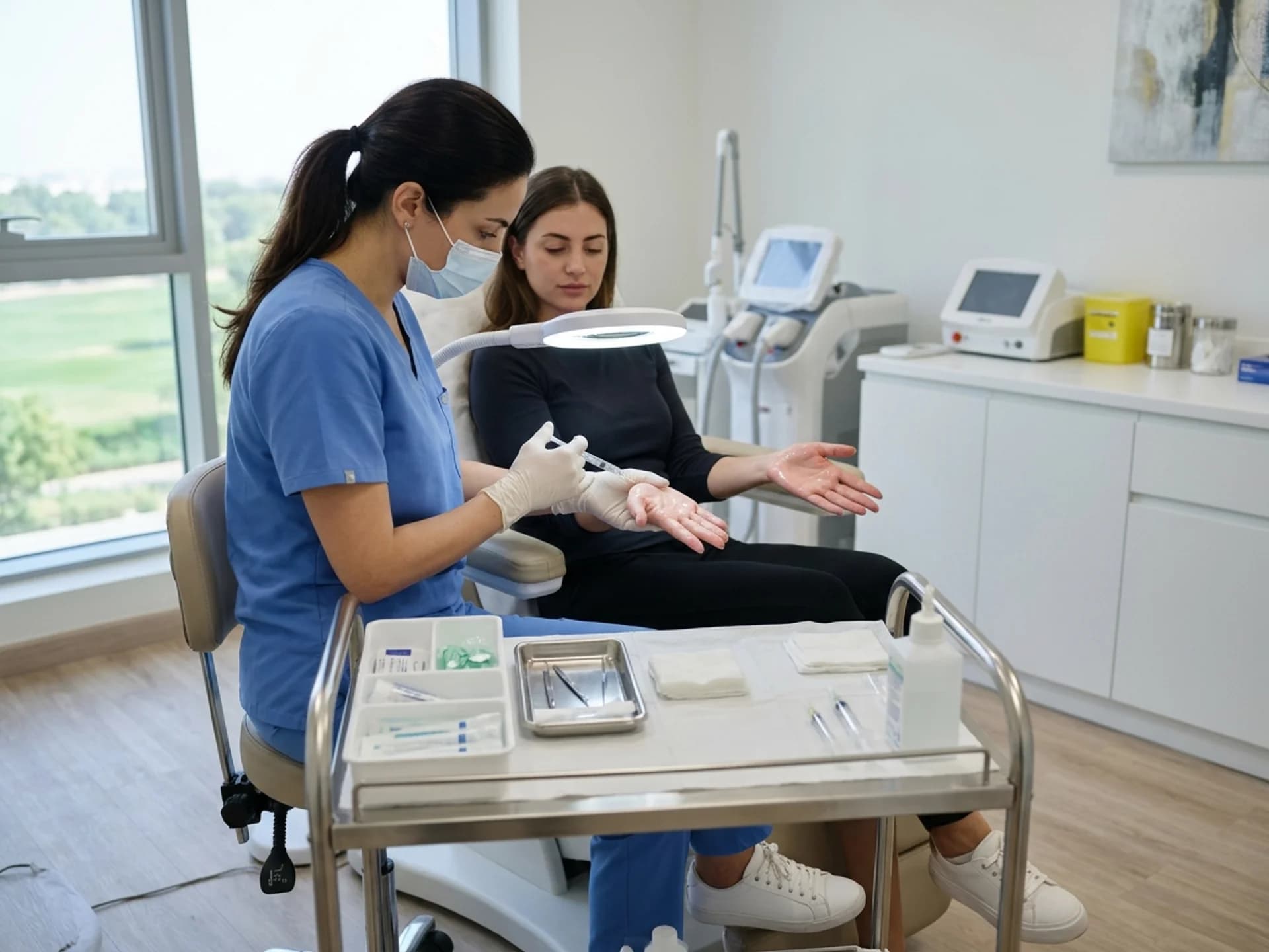 علاج تعرق راحة اليد/باطن القدم - Healthcare service image