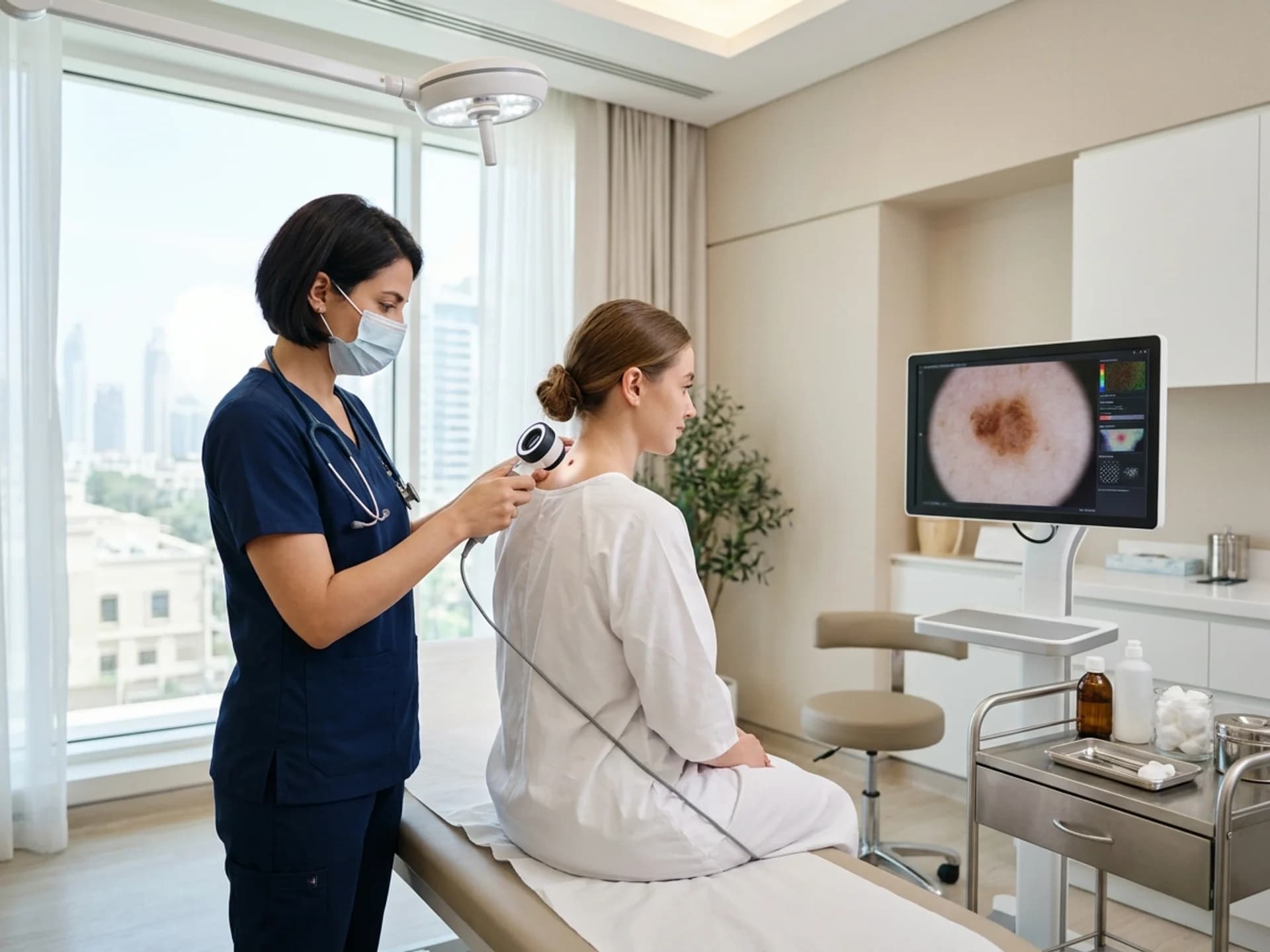 فحص الشامات باستخدام التحليل القائم على الذكاء الاصطناعي - Healthcare service image