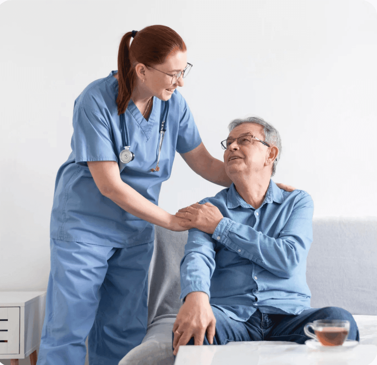 مقدم الرعاية - متواجد 24 ساعة في اليوم - Healthcare service image