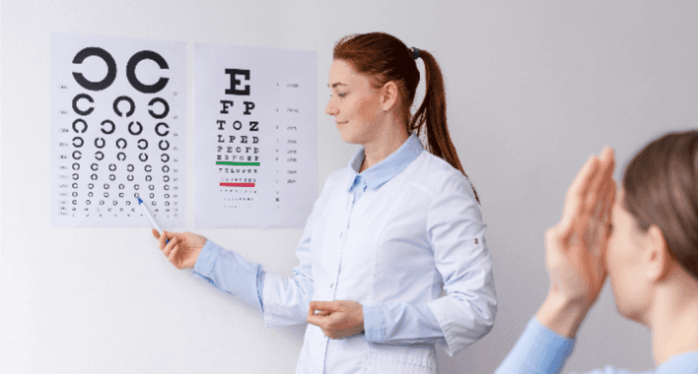 Eye Checkup Diabetic Patient - Healthcare service image