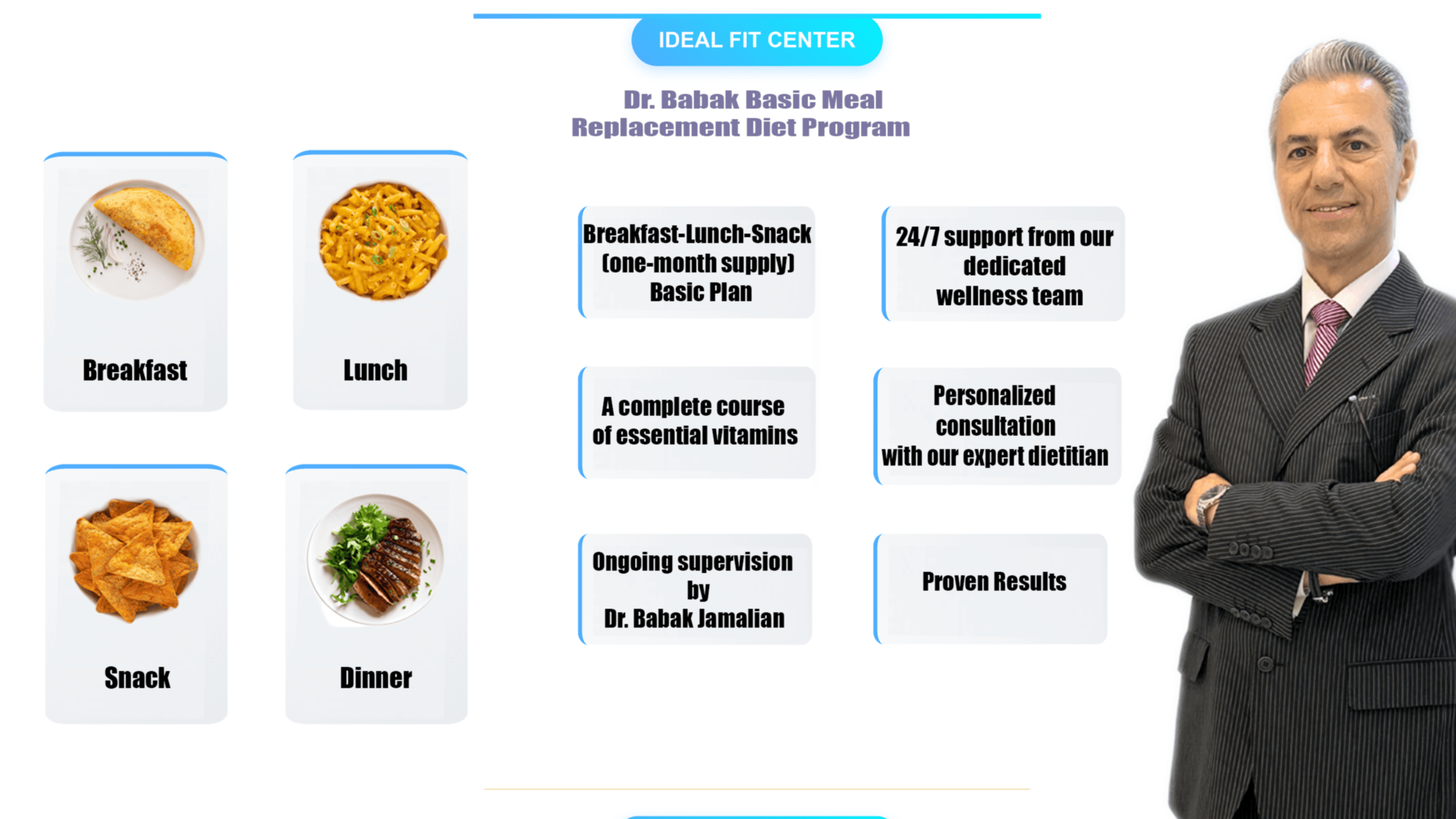  
برنامج النظام الغذائي الأساسي لاستبدال الوجبات - Healthcare service image