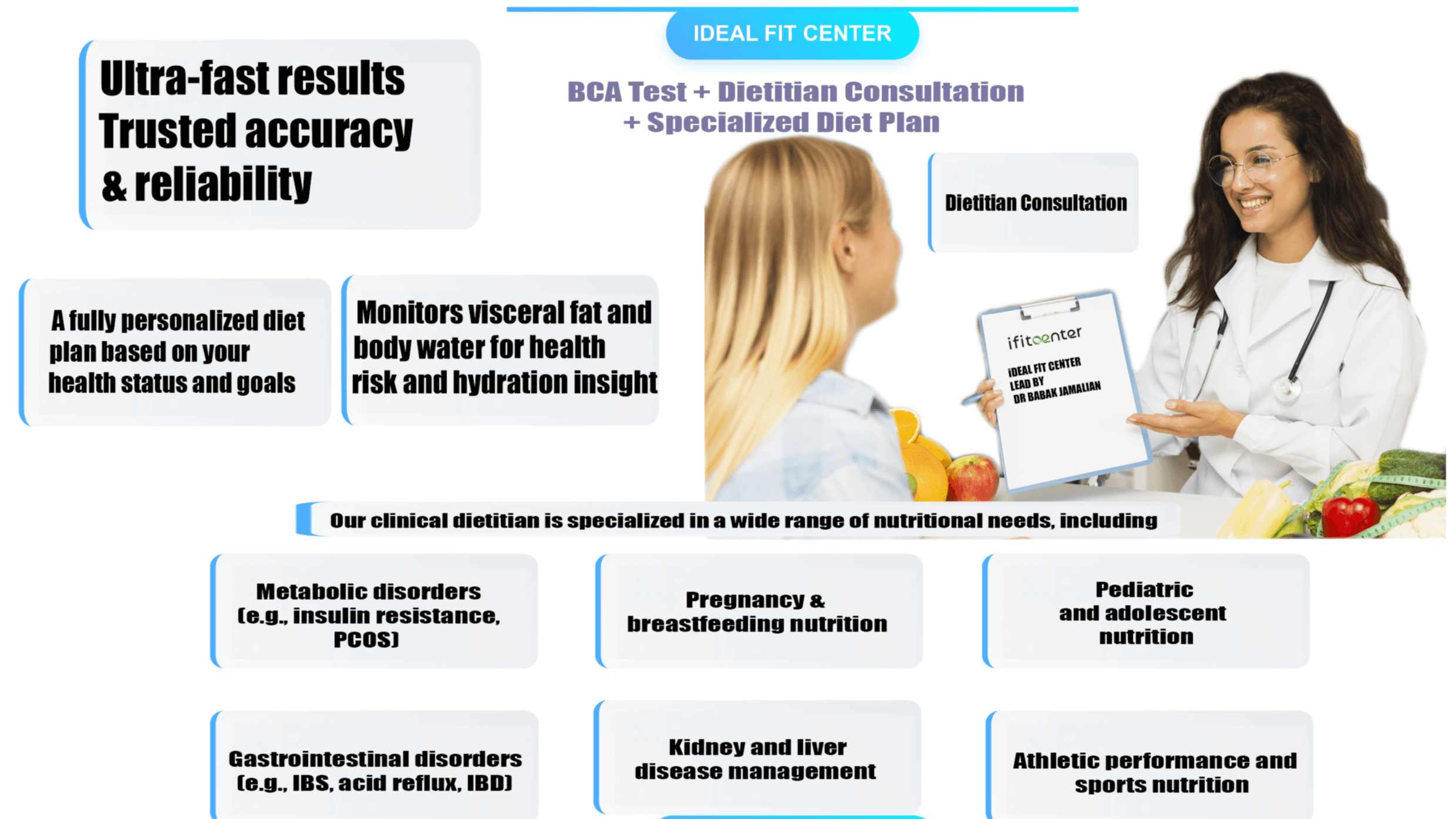  
BCA Test + Dietitian Consultation + Specialized Diet Plan - Healthcare service image