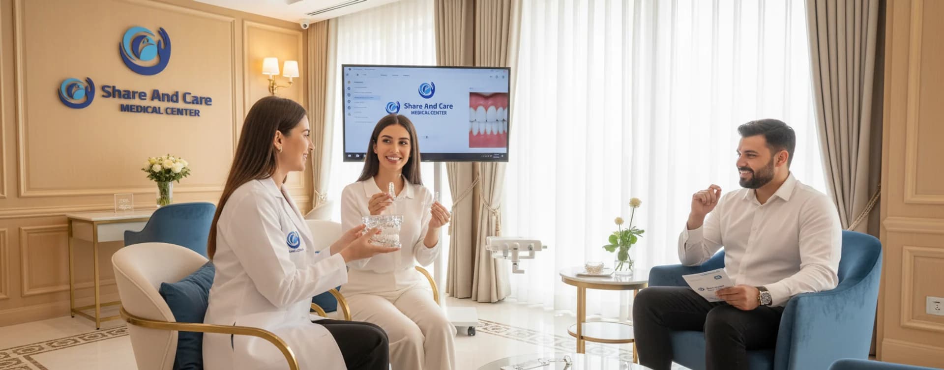  
أجهزة تقويم الأسنان الشفافة - Healthcare service image