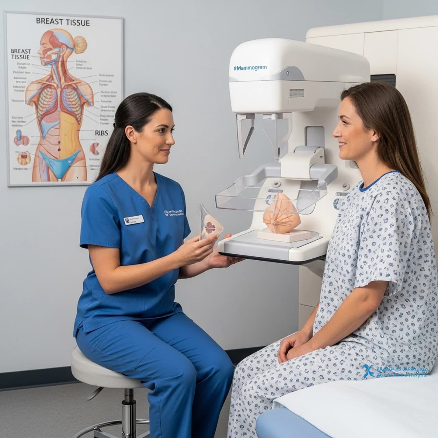  
تصوير الثدي بالأشعة السينية من كلا الجانبين - Healthcare service image