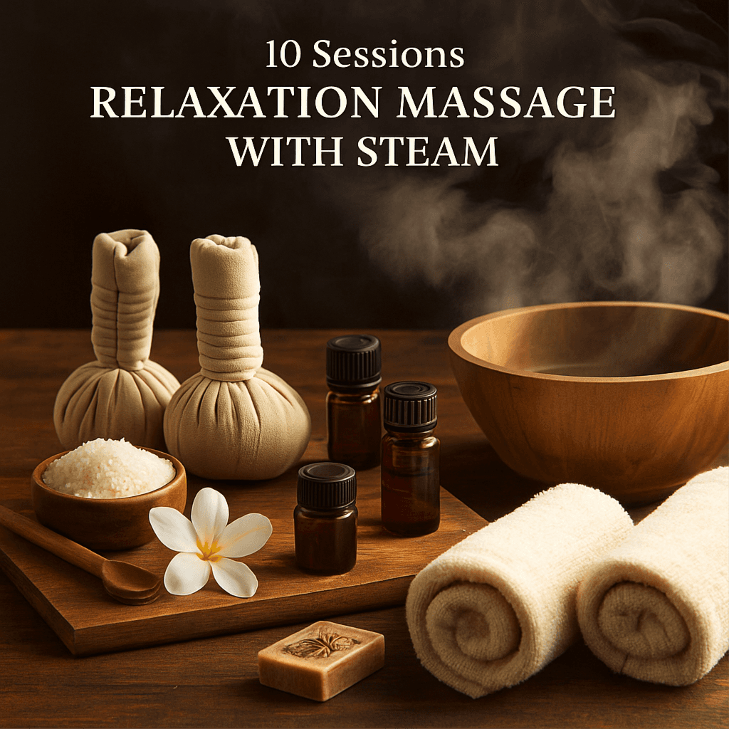 د. رقم PN
5 جلسات تدليك للجسم بالكامل وبخار - Professional healthcare practitioner