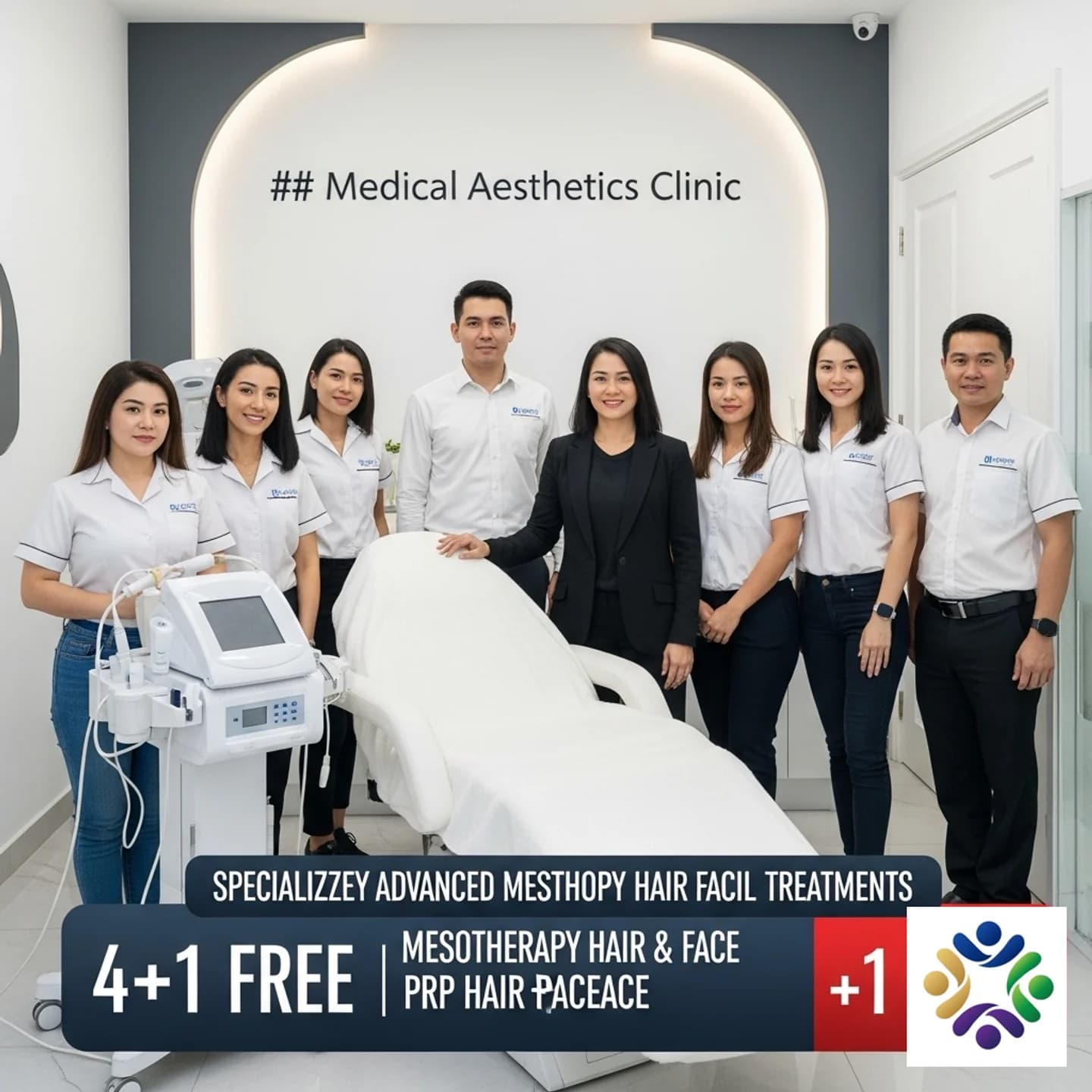  
علاج الميزوثيرابي للشعر والوجه (4+1 مجاناً) - Healthcare service image