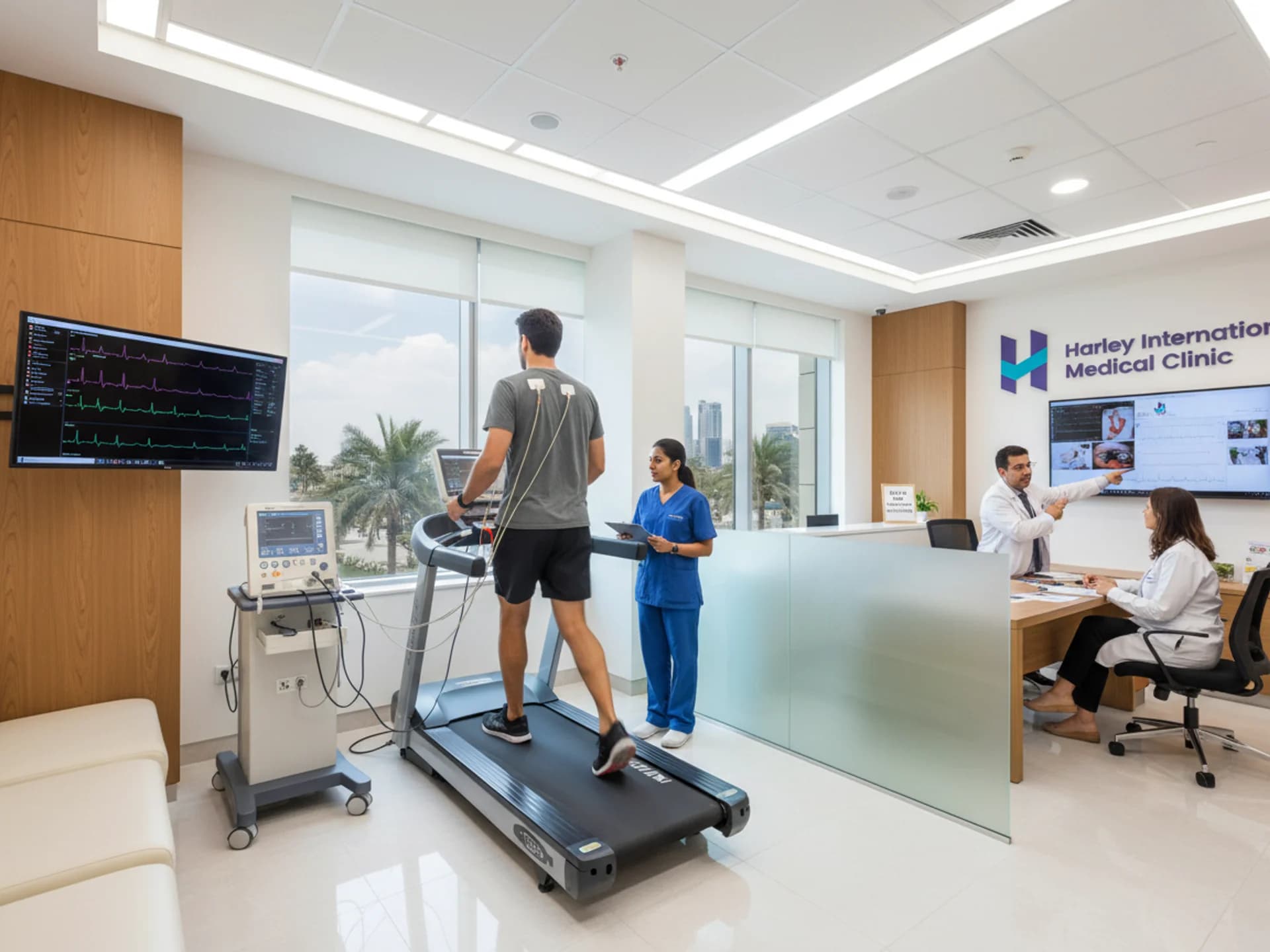  
تخطيط القلب + استشارة طبيب القلب + تخطيط كهربية القلب - Healthcare service image