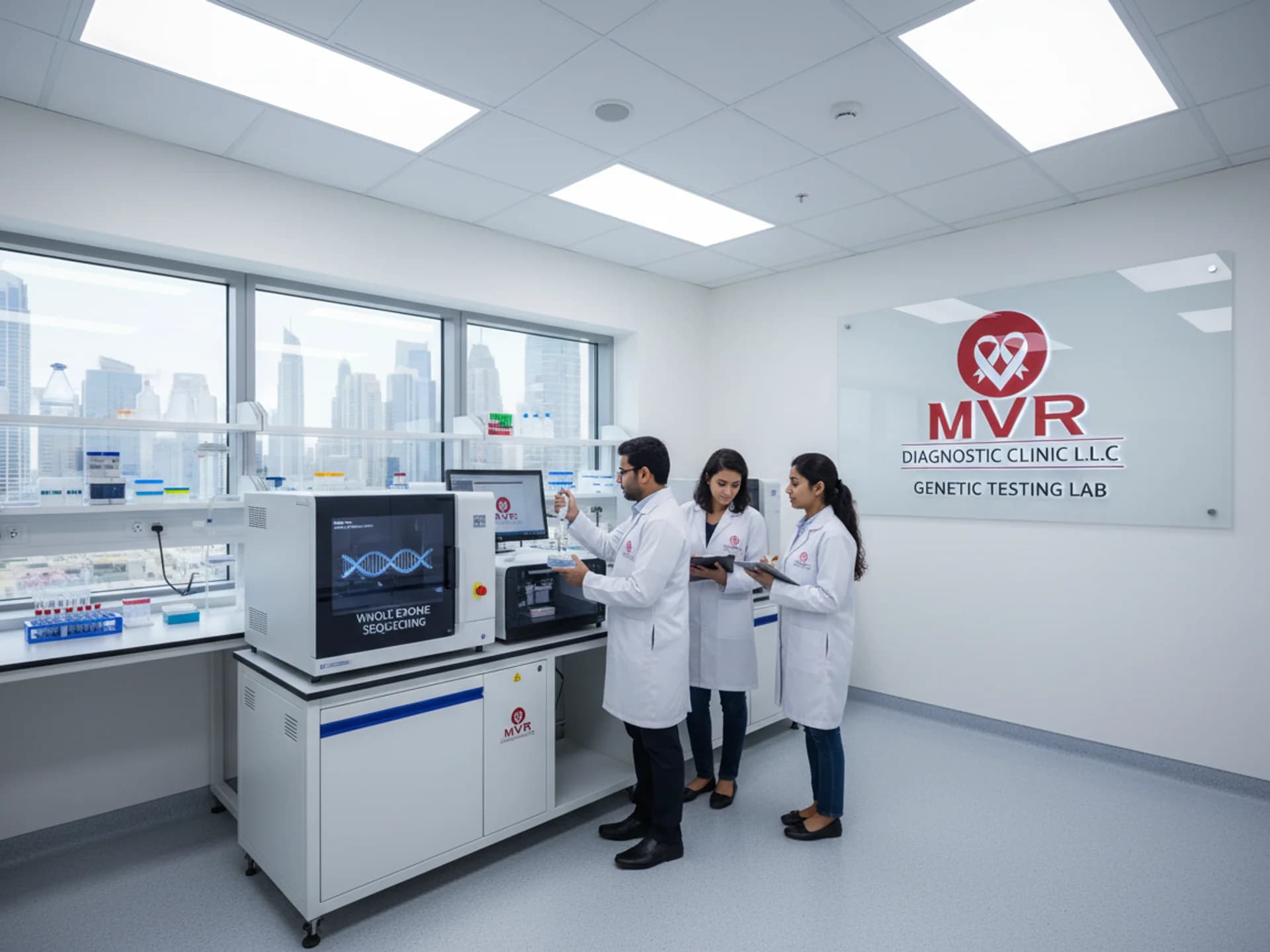  
الاختبار الجيني - تسلسل الإكسوم الكامل - Healthcare service image