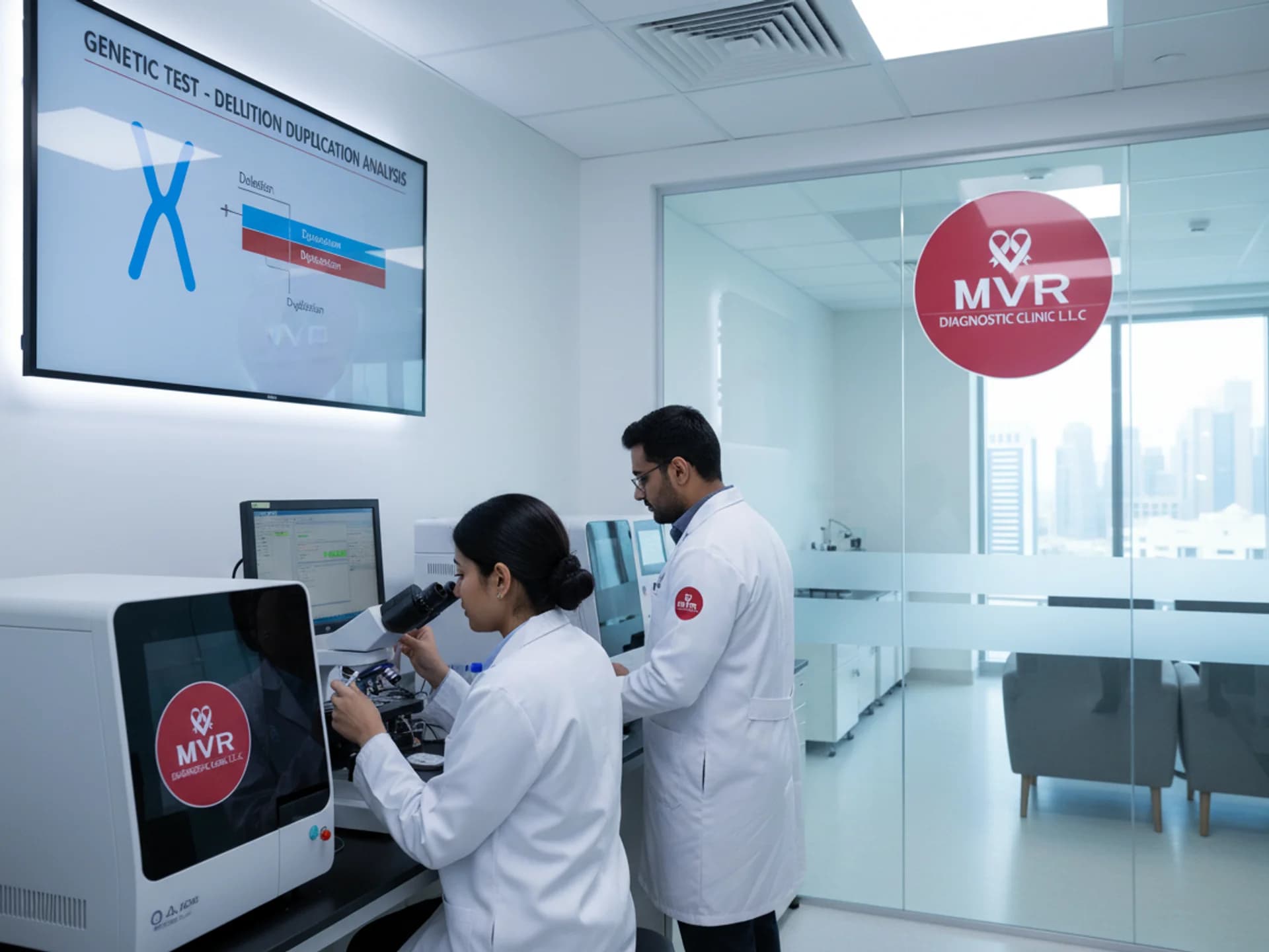  
الاختبار الجيني - اختبار تكرار الحذف - Healthcare service image