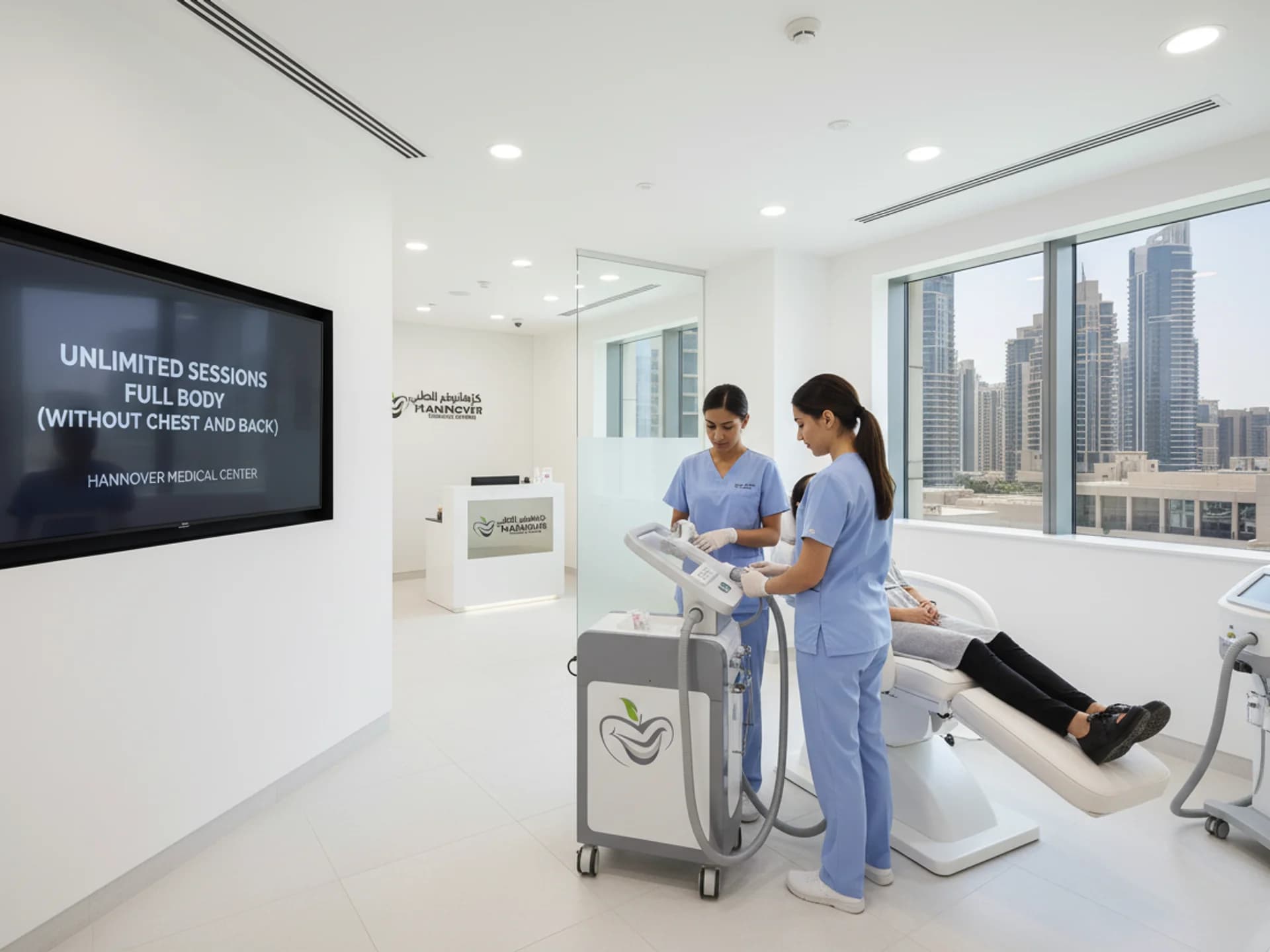  
جلسات غير محدودة لكامل الجسم (بدون الصدر والظهر) - Healthcare service image