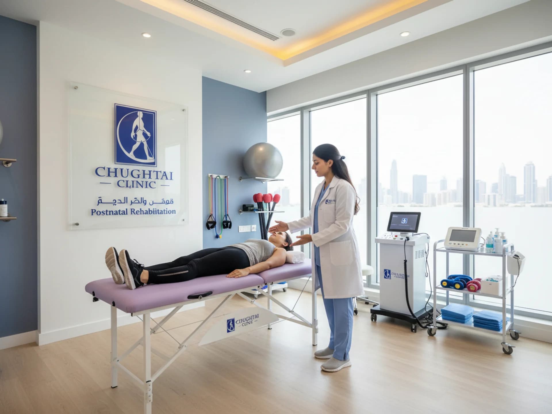  
باقة الأمومة: العلاج الطبيعي بعد الولادة (45 دقيقة × 5 جلسات) - Healthcare service image