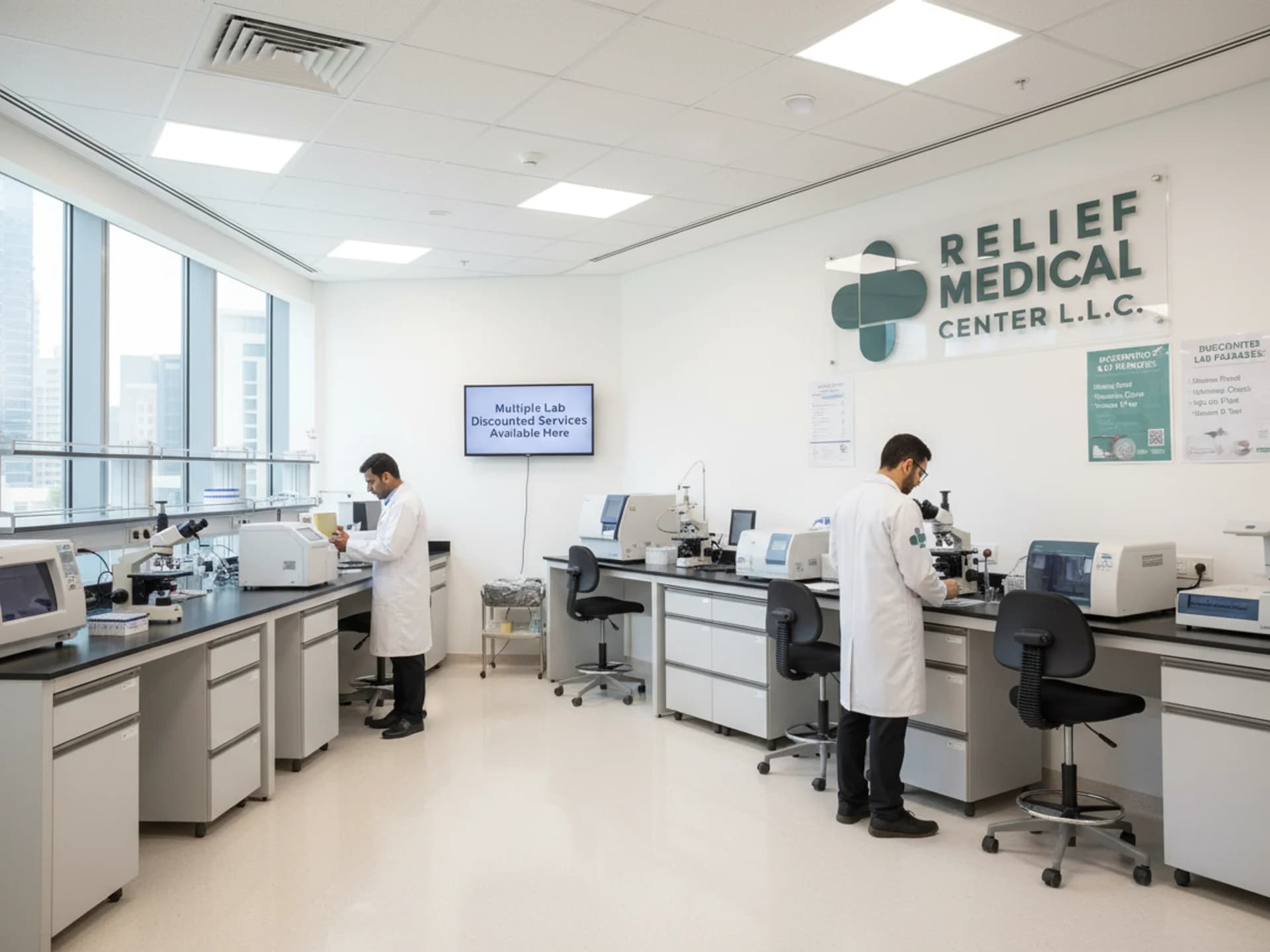  
خدمات مختبرية متعددة بخصومات - Healthcare service image