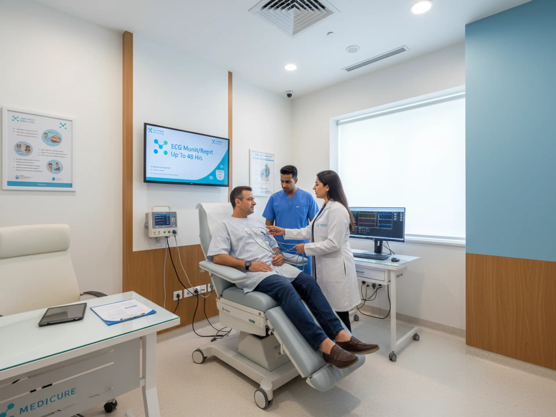  
ECG Monit/Reprt Up To 48 Hrs - Healthcare service image