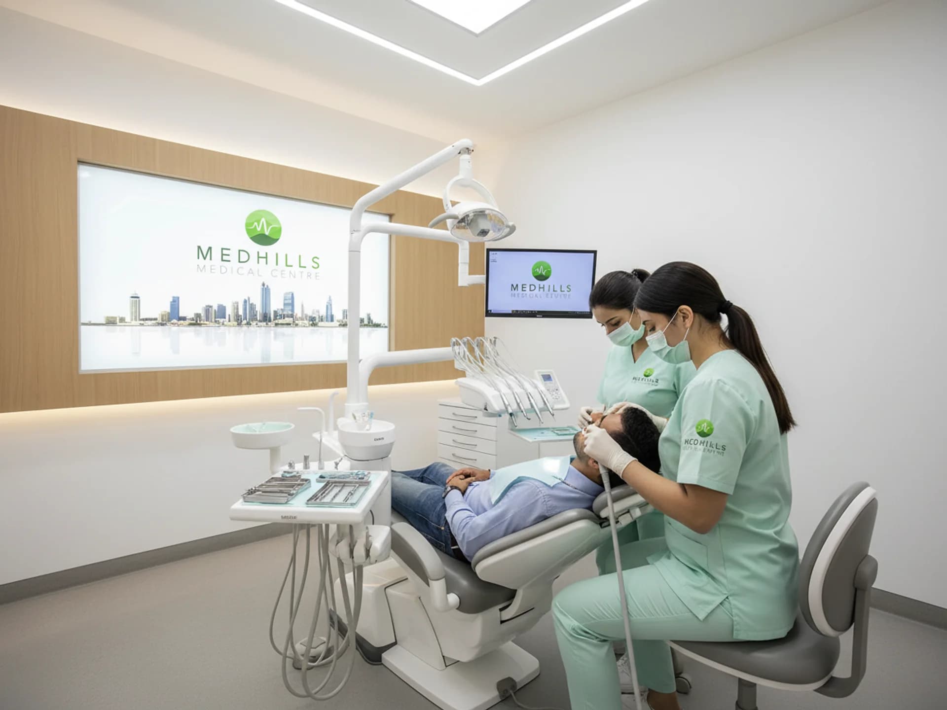  
تنظيف الأسنان، إزالة الجير، وتلميع الأسنان - Healthcare service image