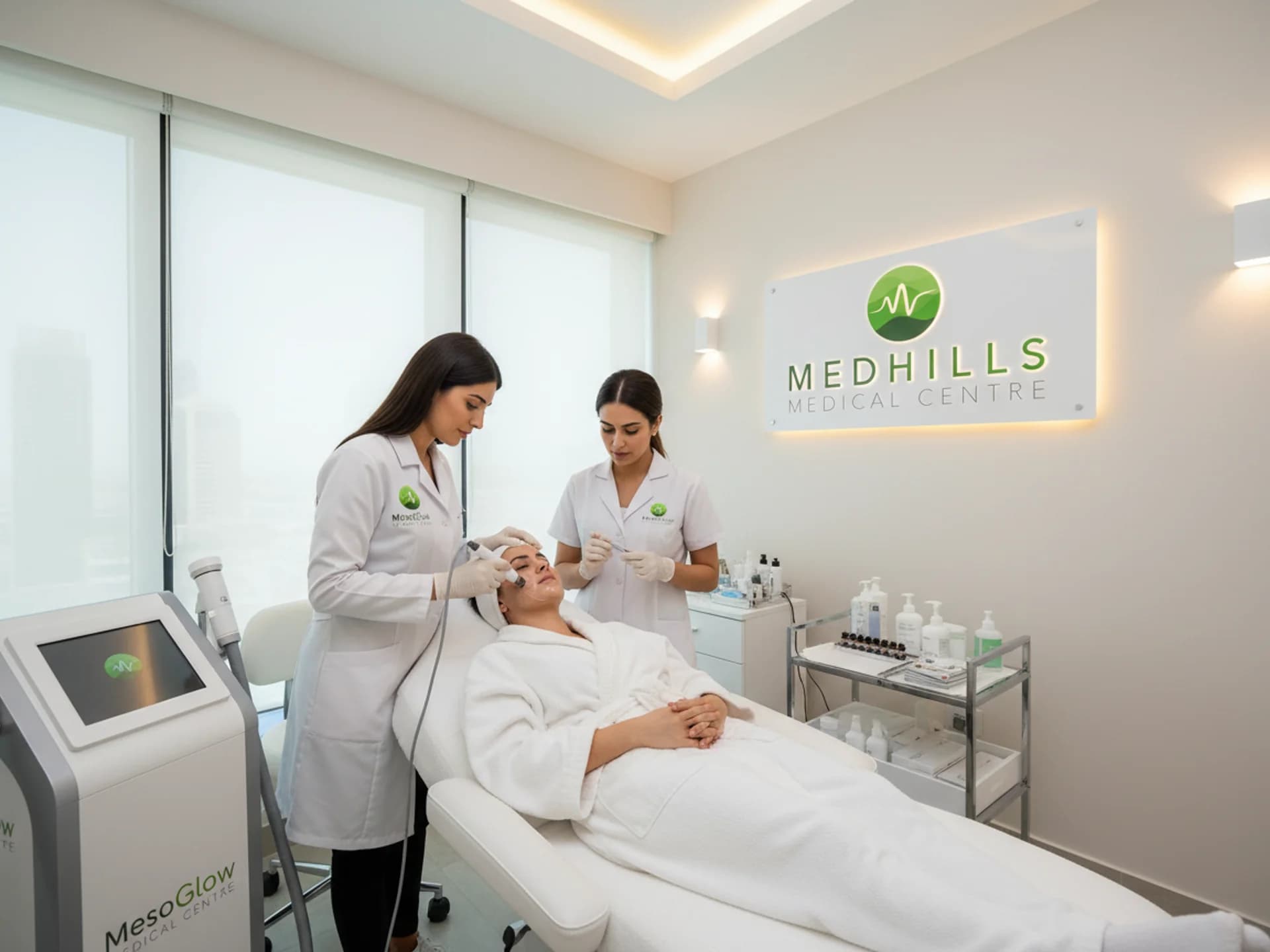  
جلسة ميزو جلو للوجه مع الوخز بالإبر الدقيقة واستخراج الرؤوس السوداء - Healthcare service image