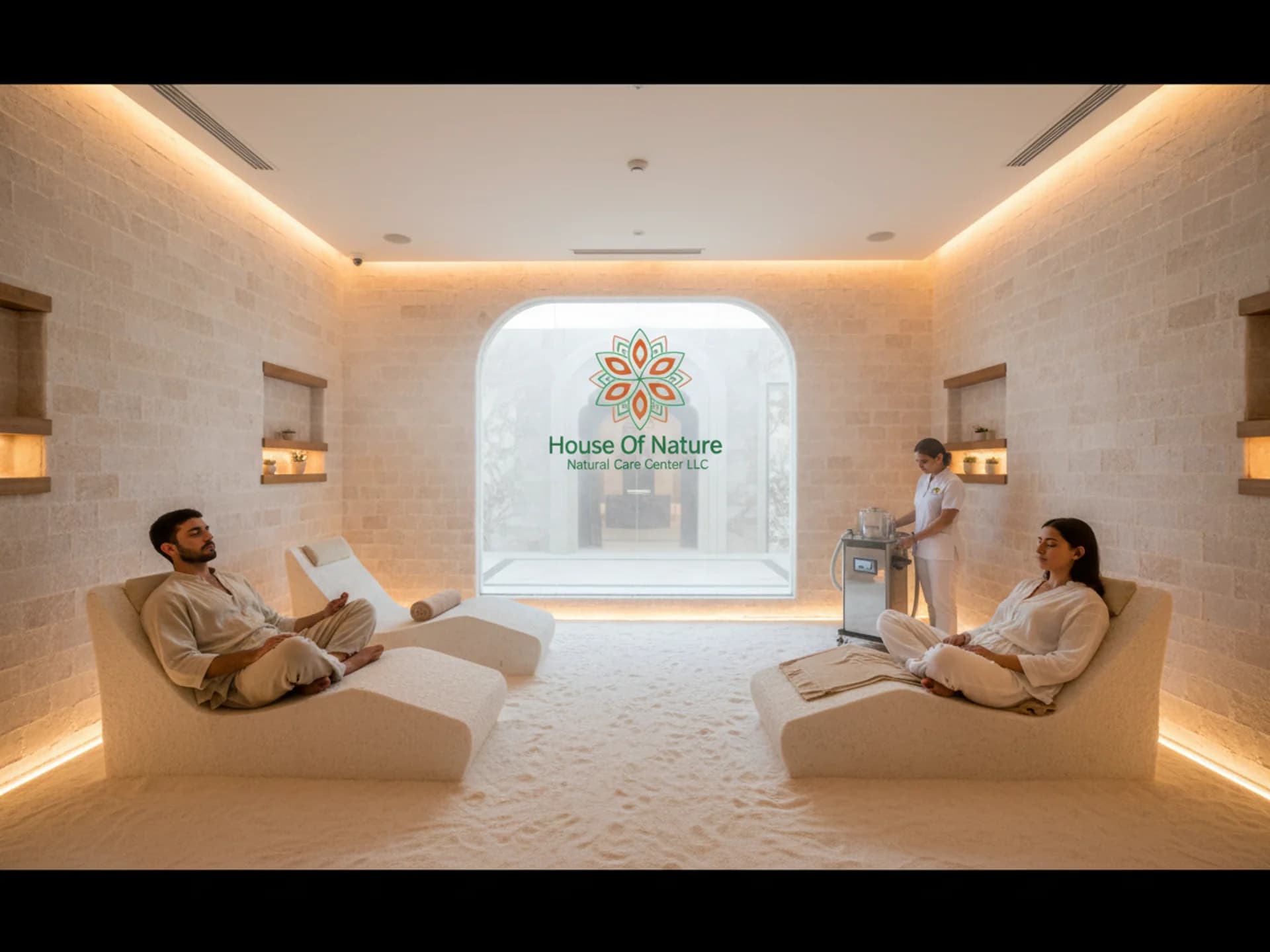  
تأمل في غرفة الملح مع العلاج بالملح - Healthcare service image