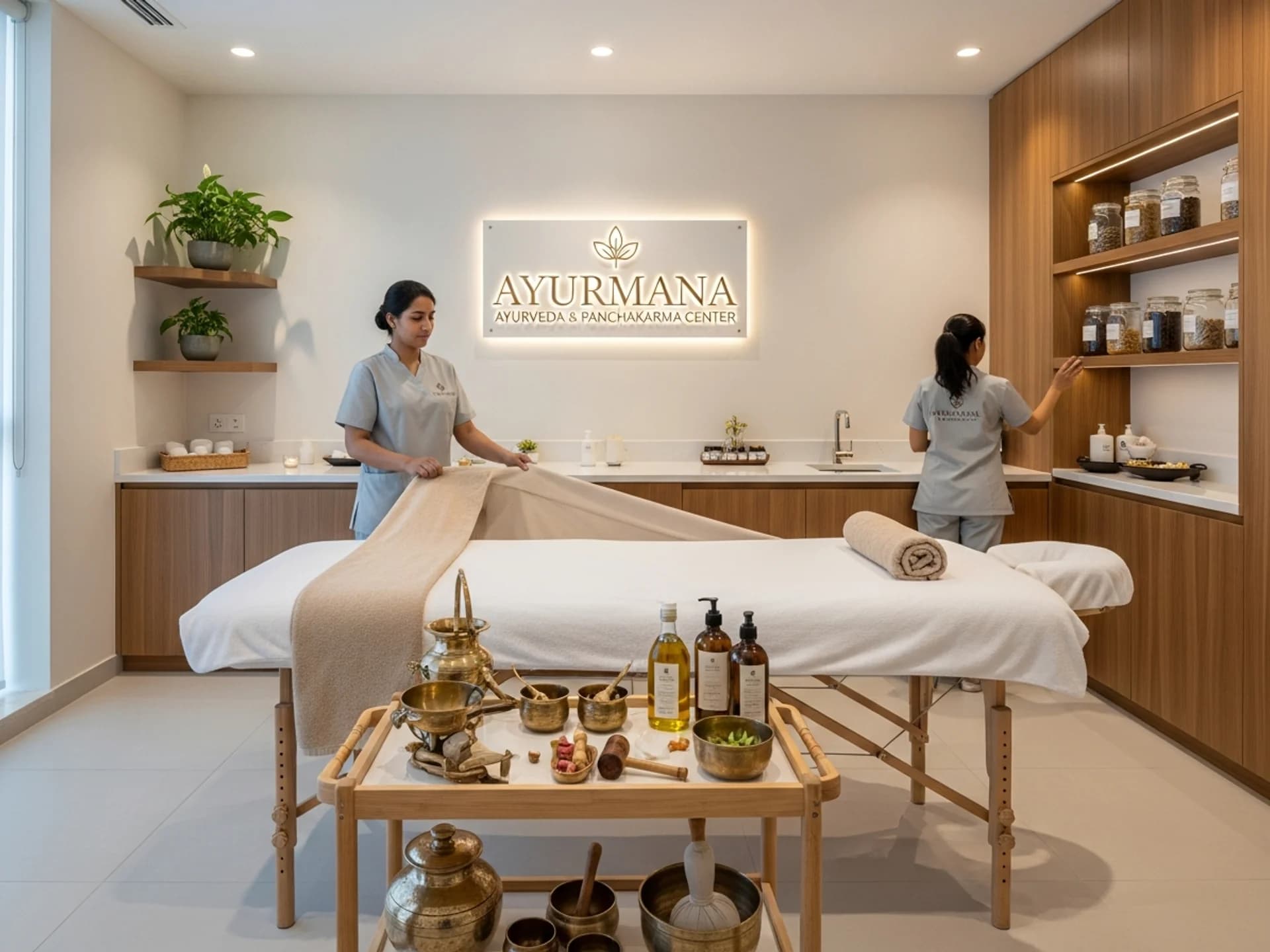  
العلاجات الجسدية الأيورفيدية - Healthcare service image