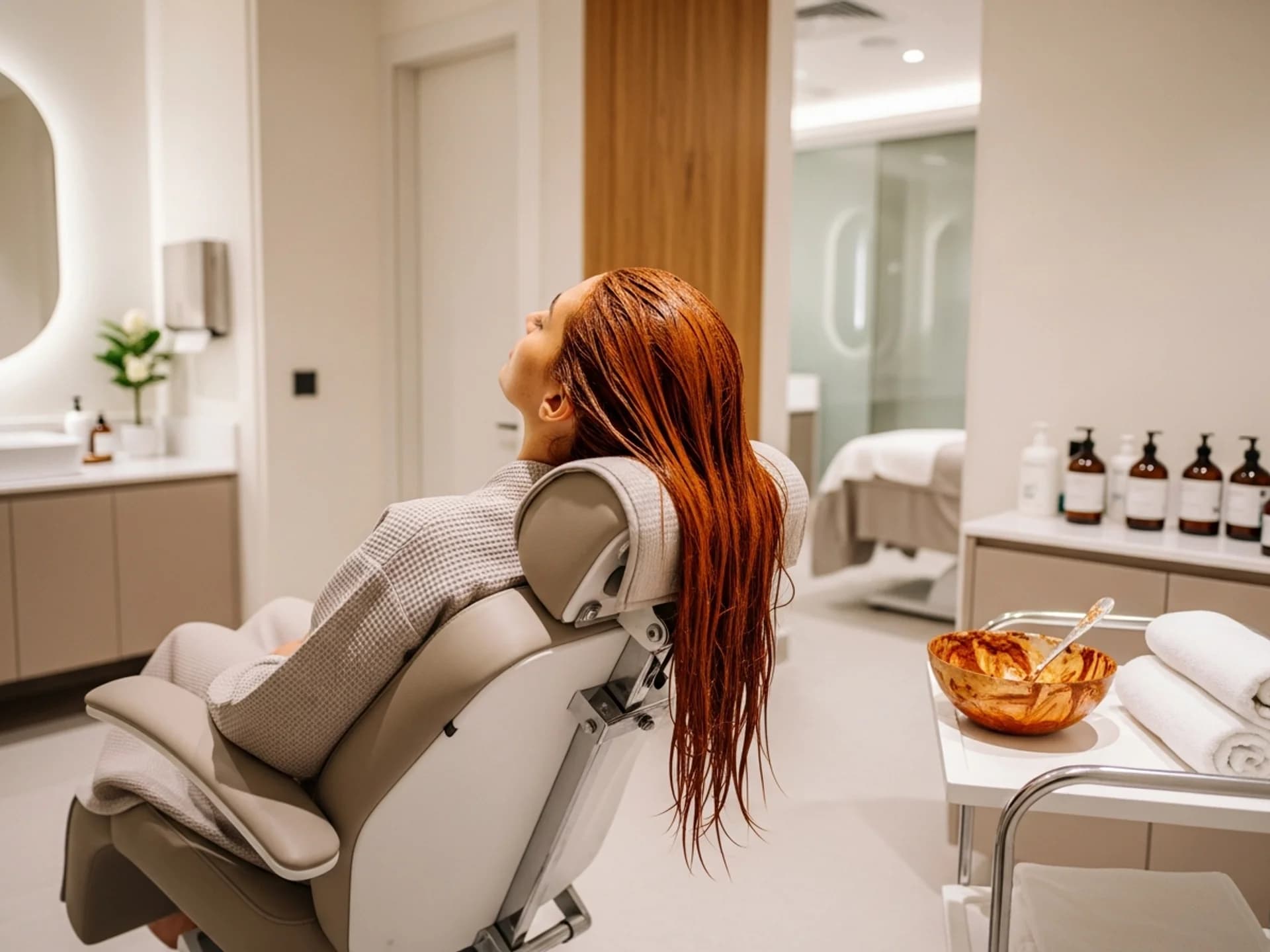  
Hair Pack Combination With Henna for 30 mins - Healthcare service image