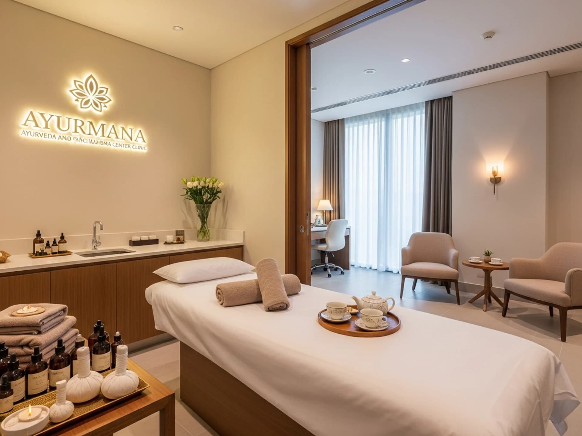  
العناية بالأم والطفل وفقًا لمبادئ الأيورفيدا - Healthcare service image