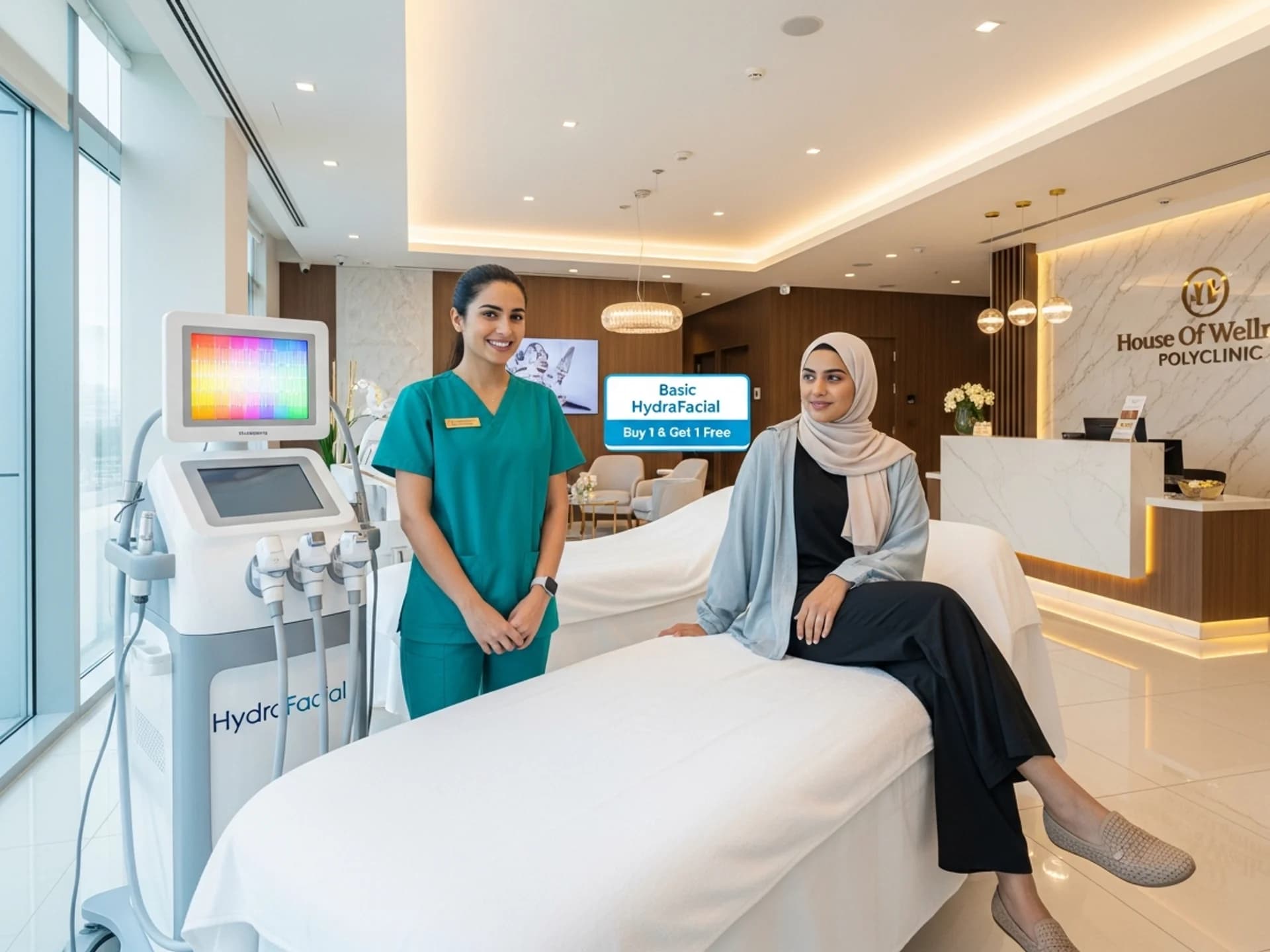  
جلسة هايدرافيشال أساسية (اشترِ واحدة واحصل على الثانية مجاناً) - Healthcare service image