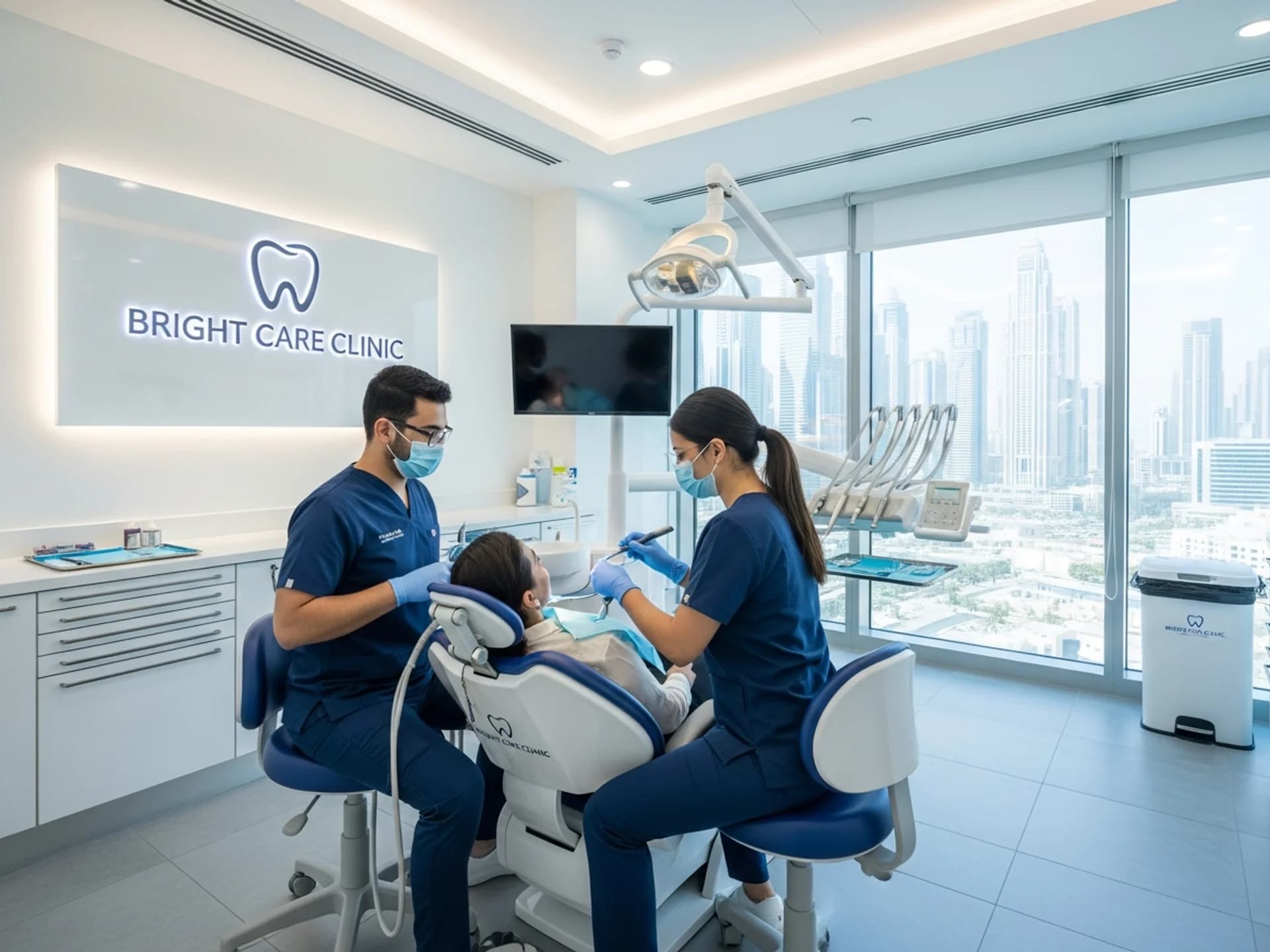  
تنظيف وتلميع الأسنان ابتداءً من 100 - Healthcare service image