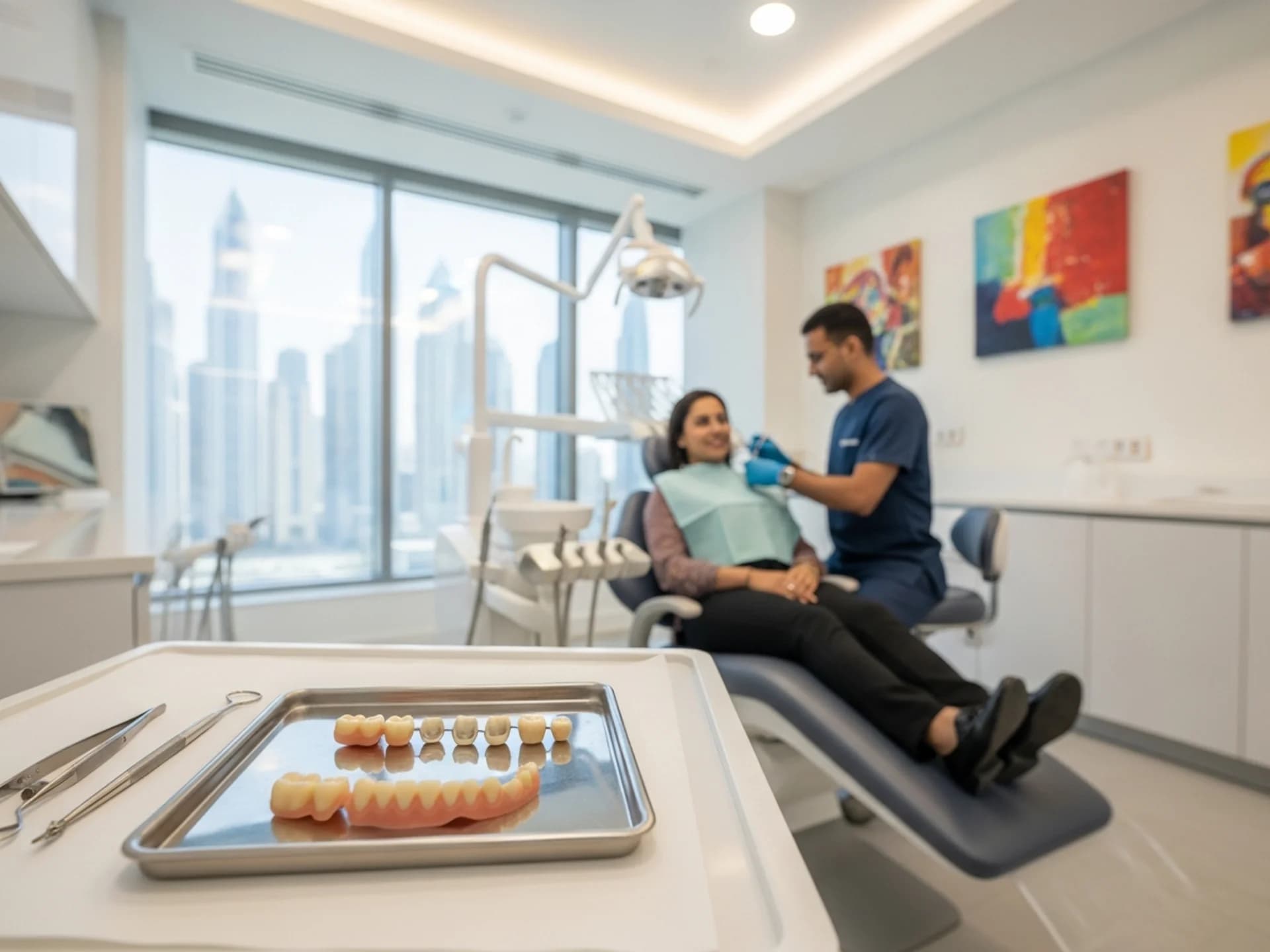  
أطقم أسنان جزئية لكل سن - Healthcare service image