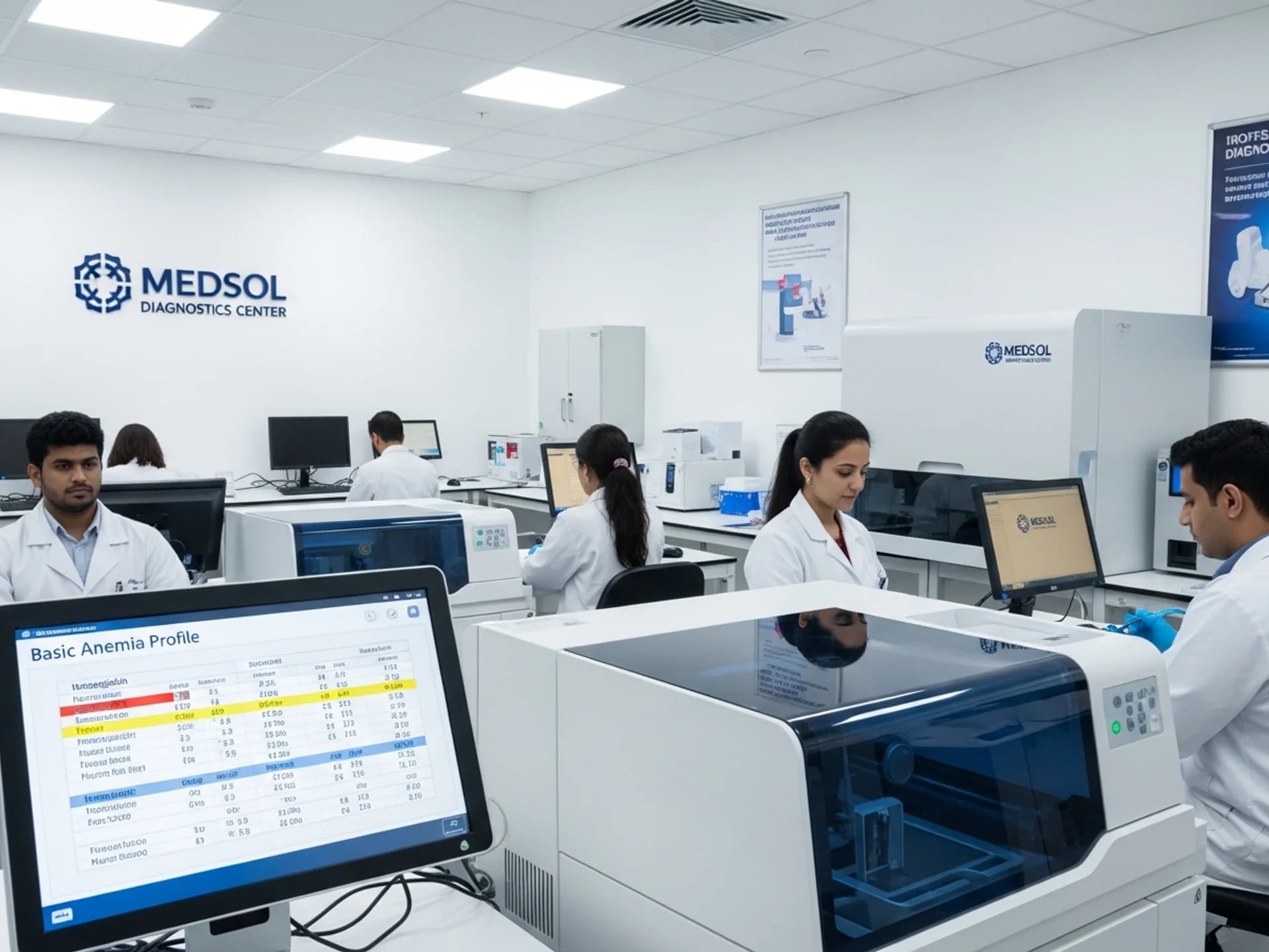  
الملف التعريفي الأساسي لفقر الدم - Healthcare service image