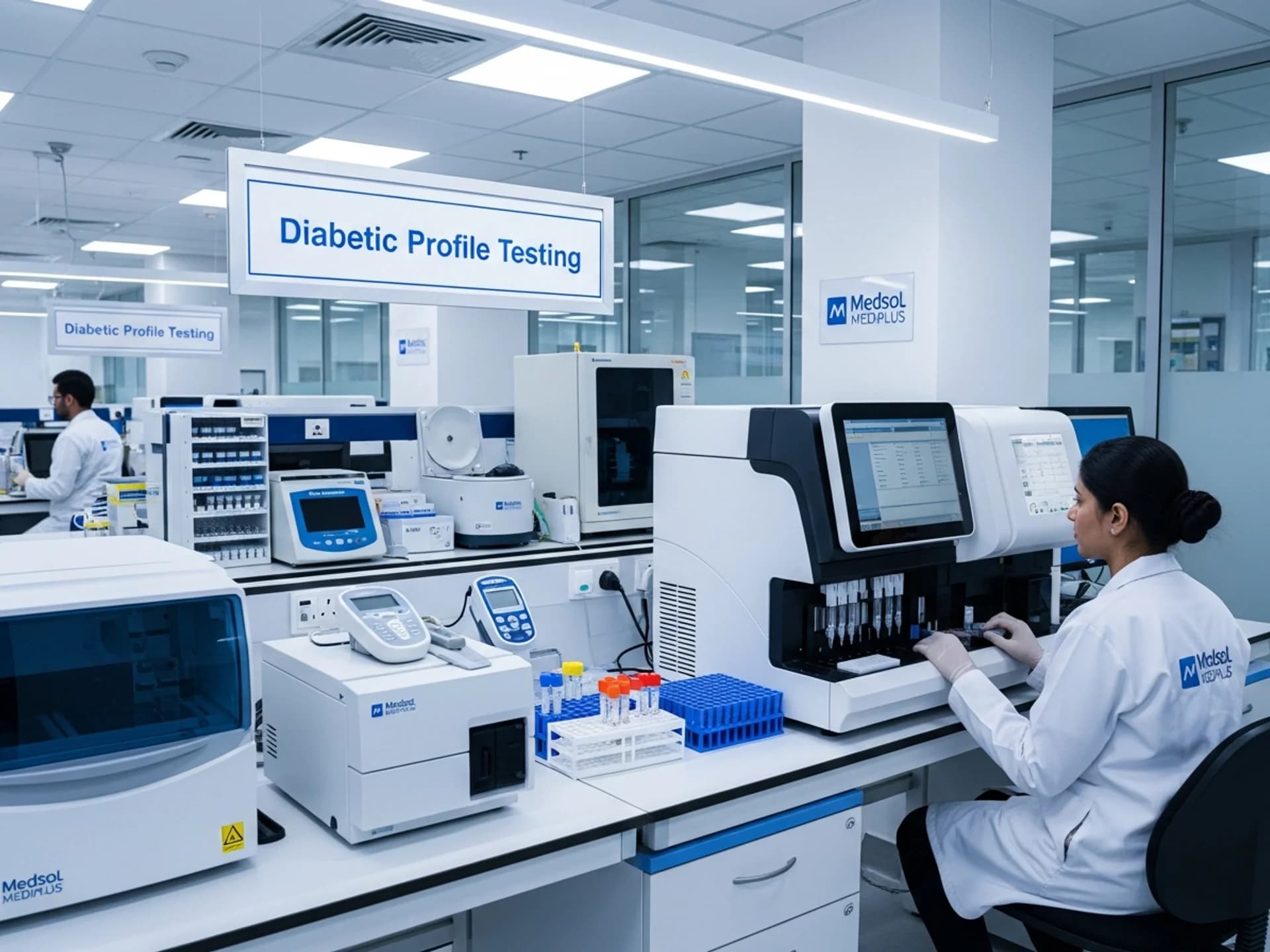  
الملف الشخصي لمرضى السكري - Healthcare service image