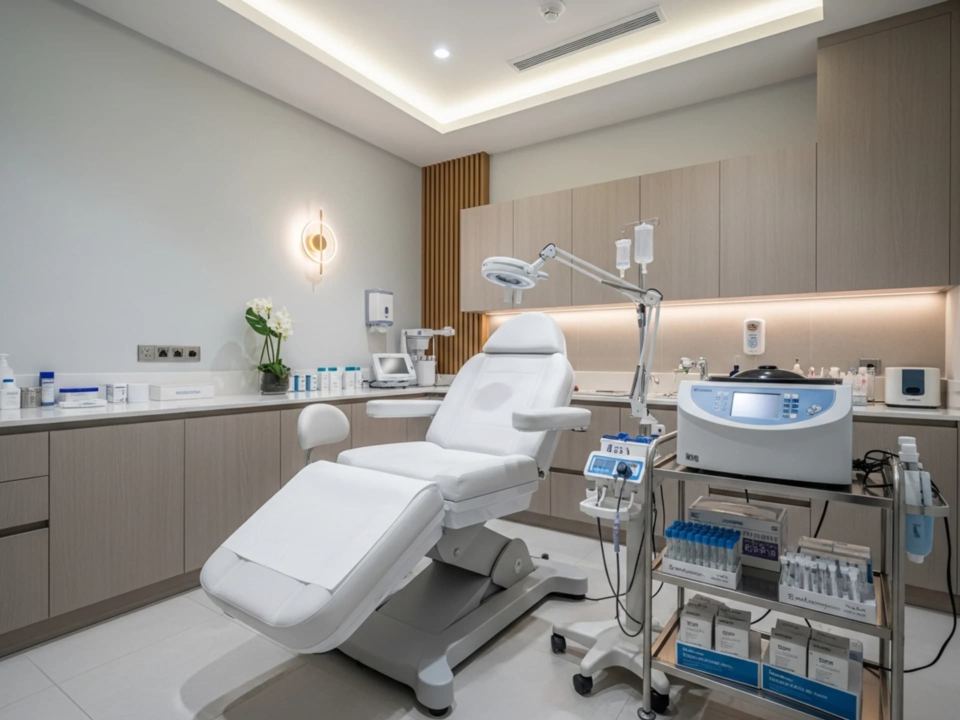  
البلازما الغنية بالصفائح الدموية للشعر أو الوجه - Healthcare service image